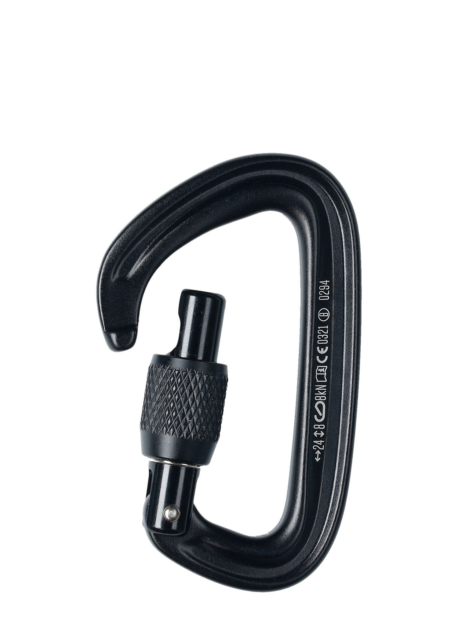 Karabina Black Diamond LiteForge Screwgate - black