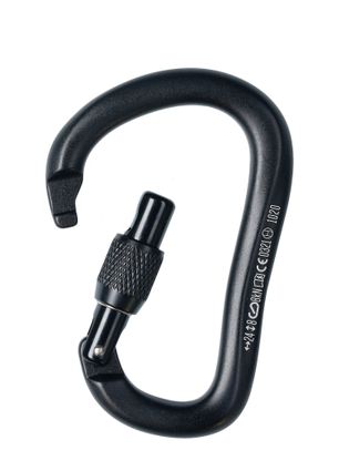 Karabina Black Diamond RockLock Screwgate - black