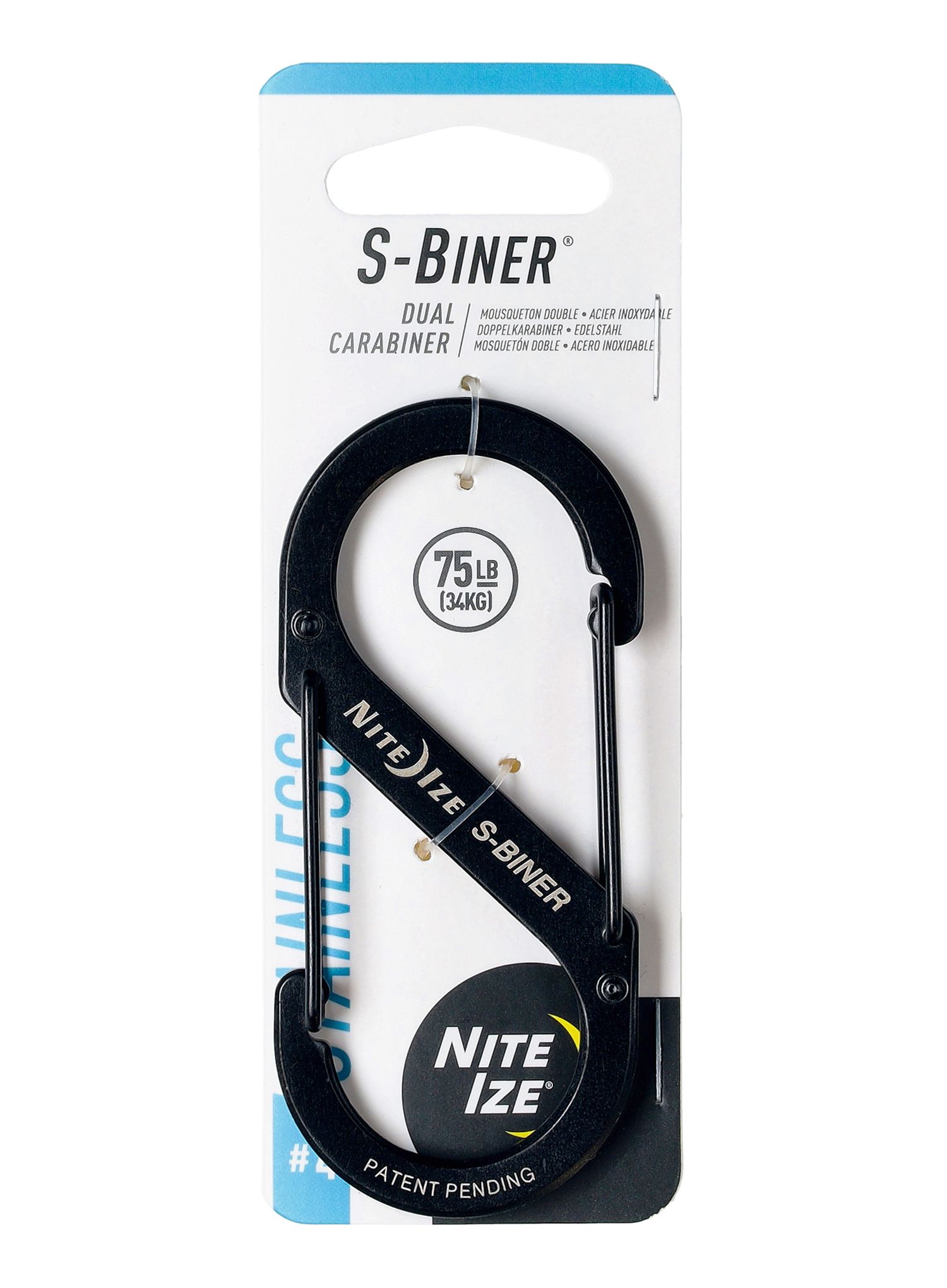 Karabina na klíče Nite Ize S-Biner 4 - black