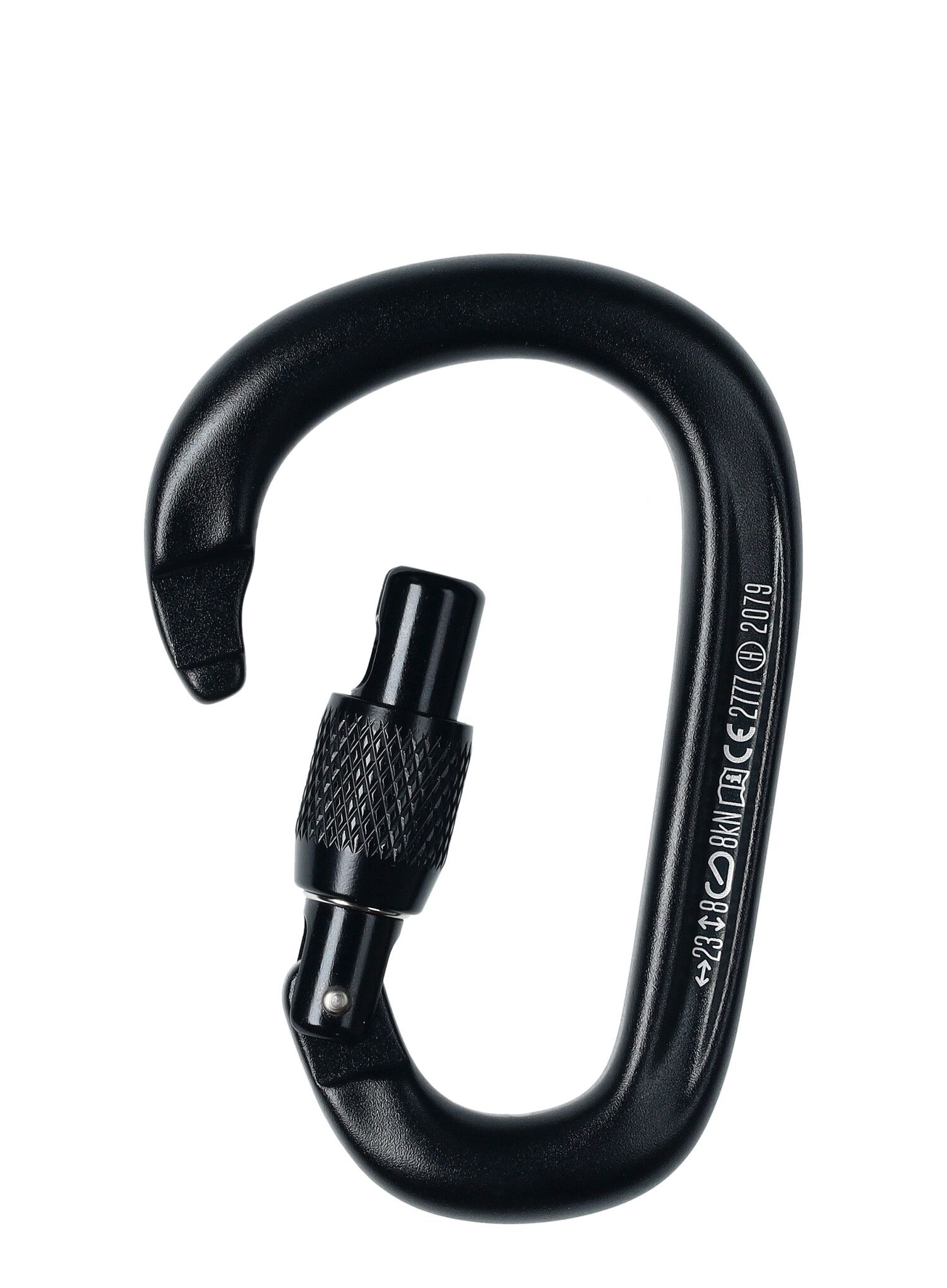 Karabina HMS Black Diamond Pearlock Screwgate - black