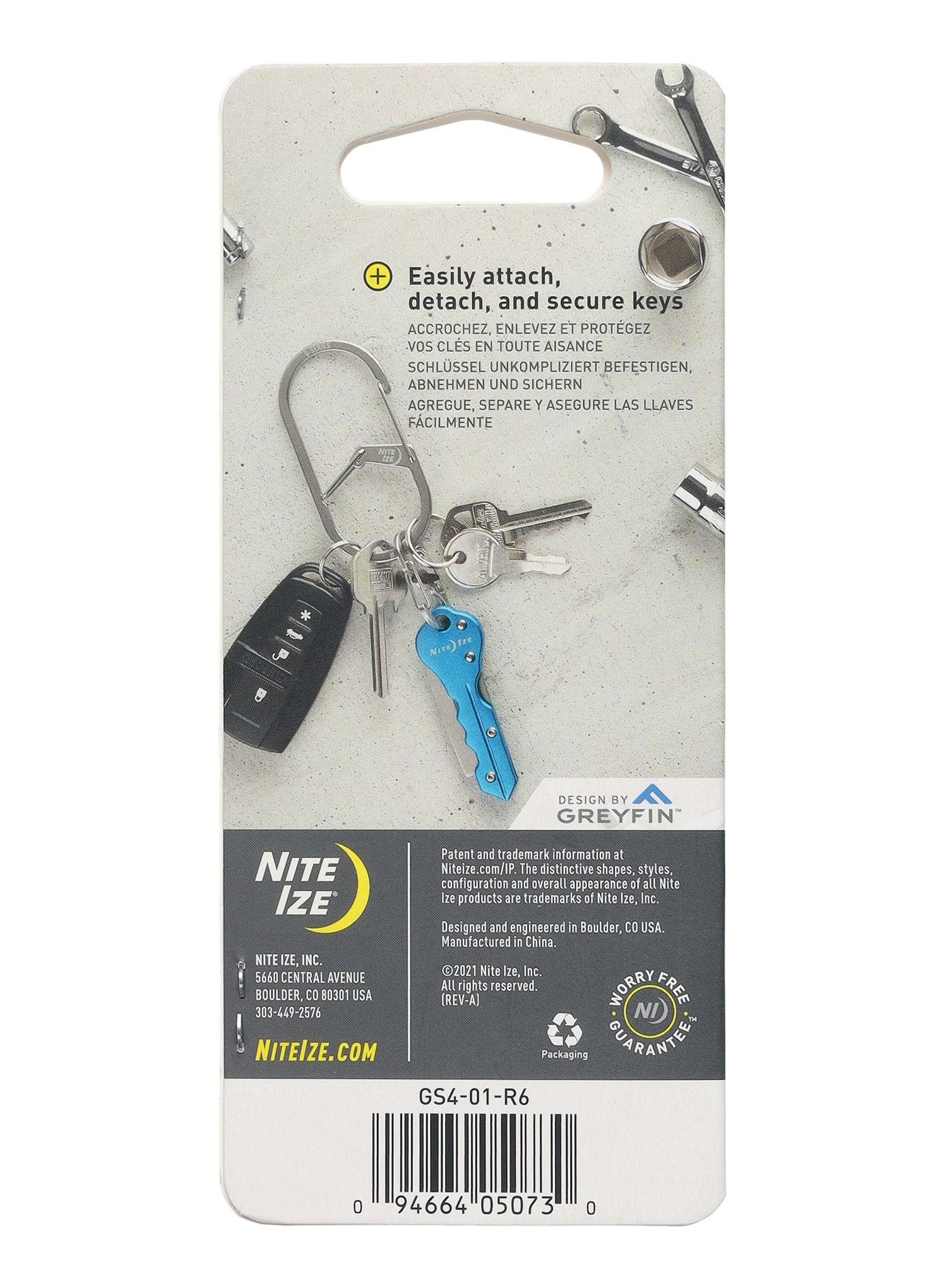 Karabina Nite Ize G-Series Dual Chamber Carabiner 4 - black