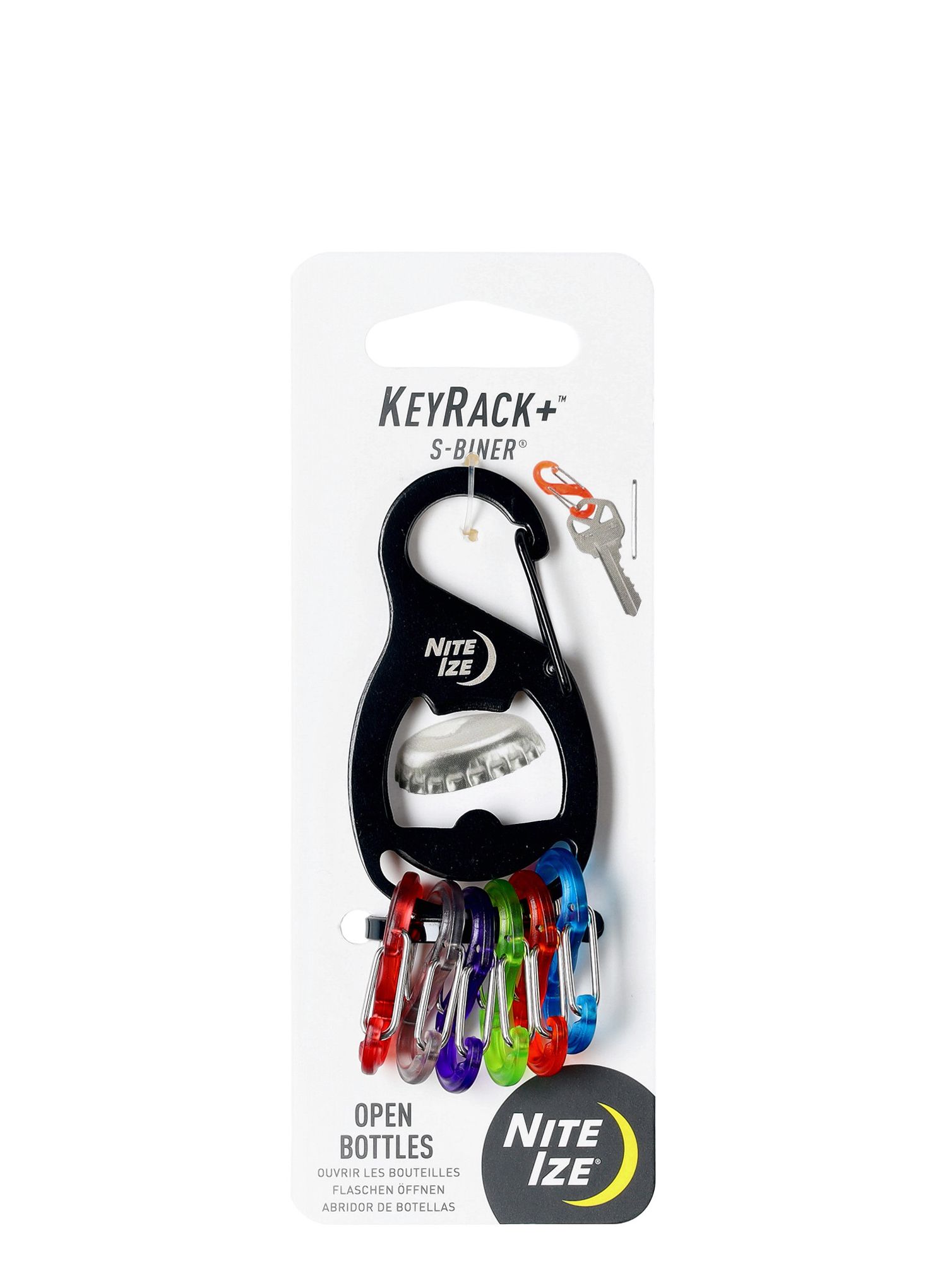 Karabina Nite Ize KeyRack+ S-Biner - black