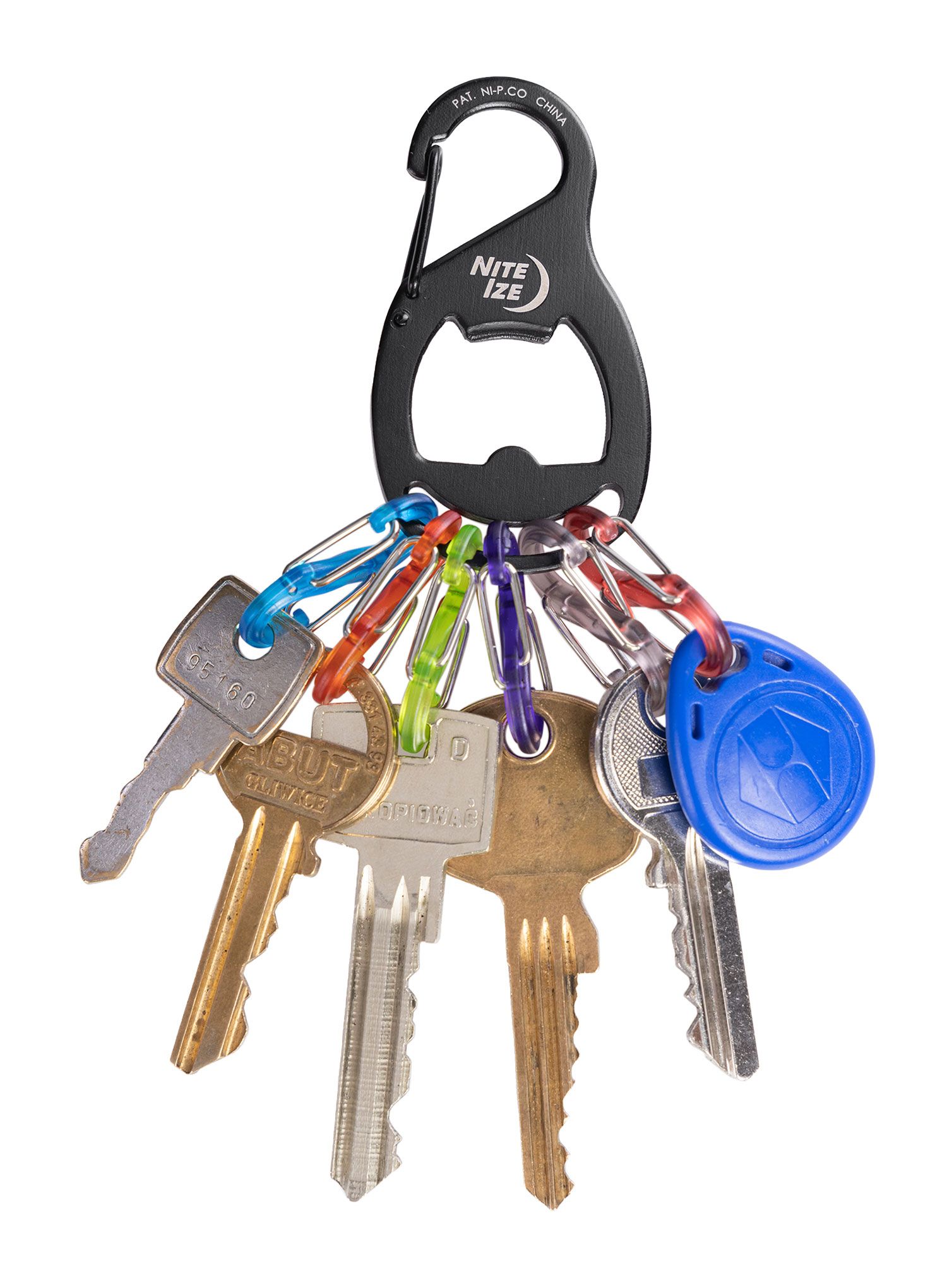 Karabina Nite Ize KeyRack+ S-Biner - black