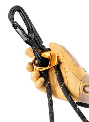 Karabina Petzl Eashook Open - black