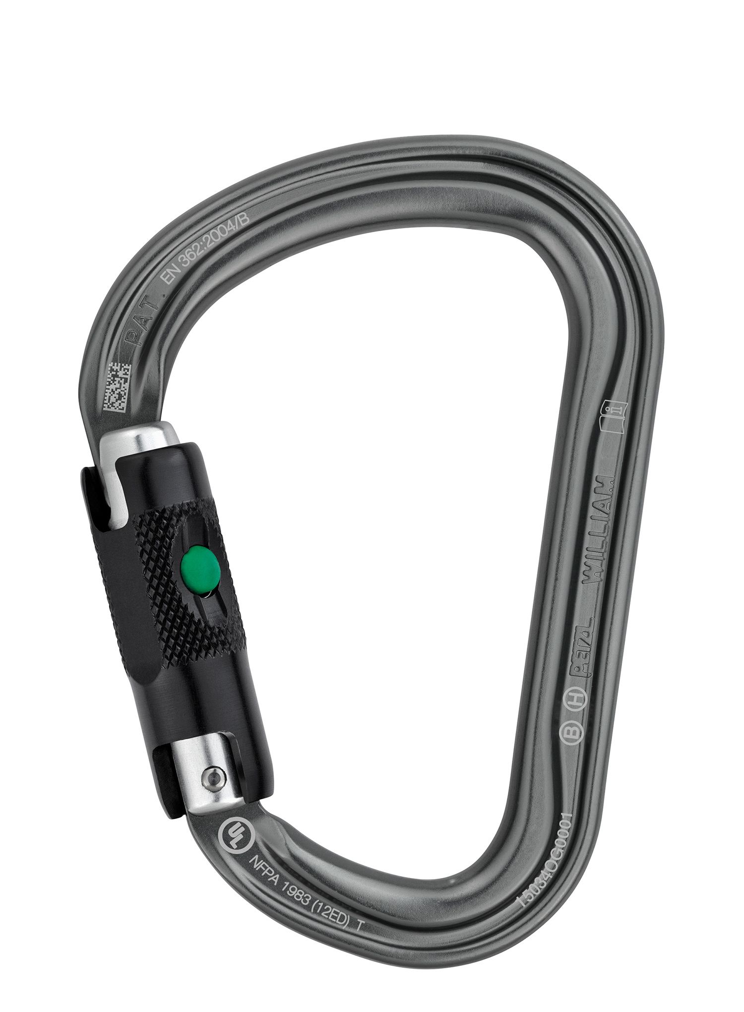Karabina Petzl William Ball-Lock - gray