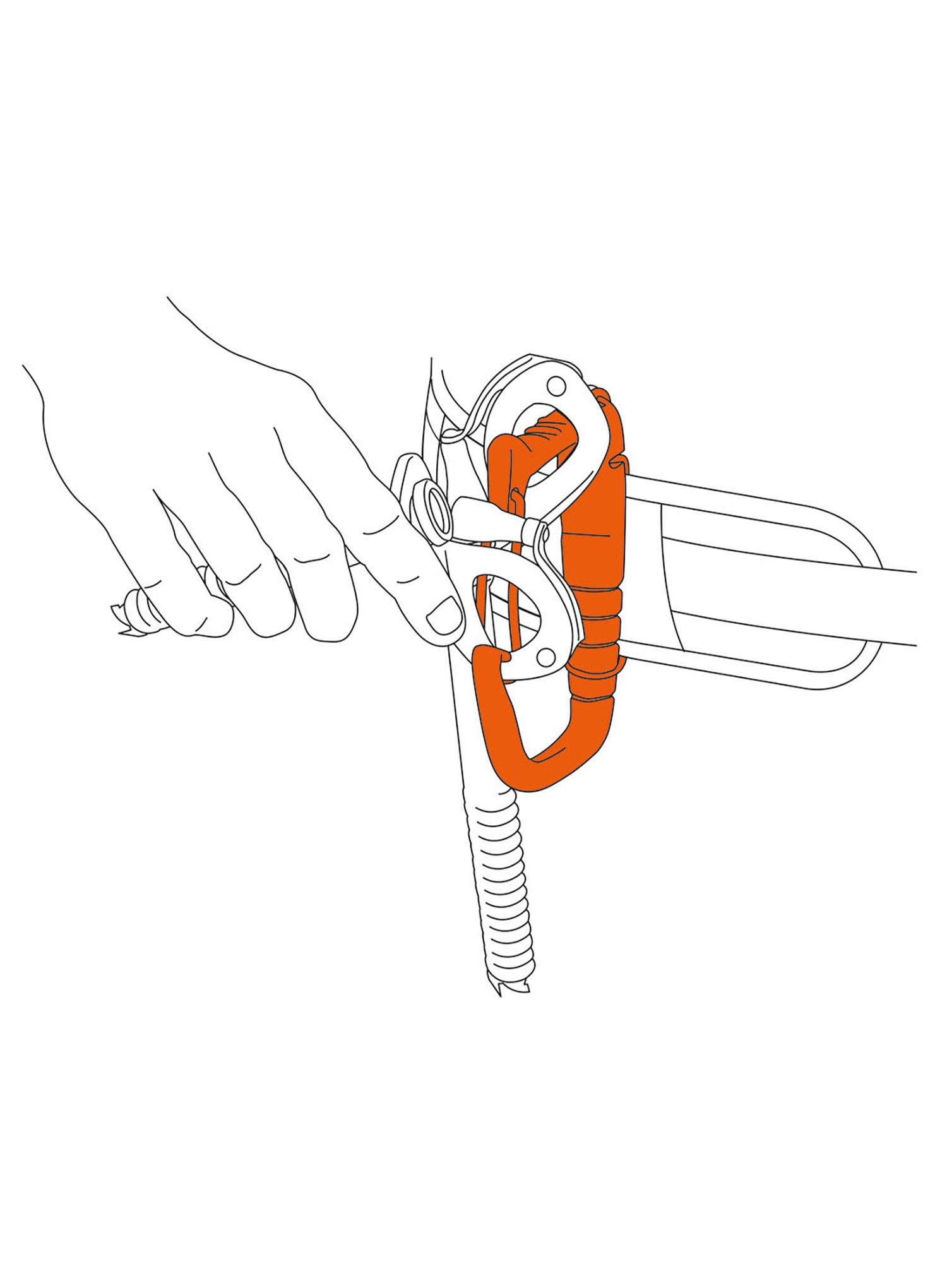 Karabina Petzl Caritool Evo