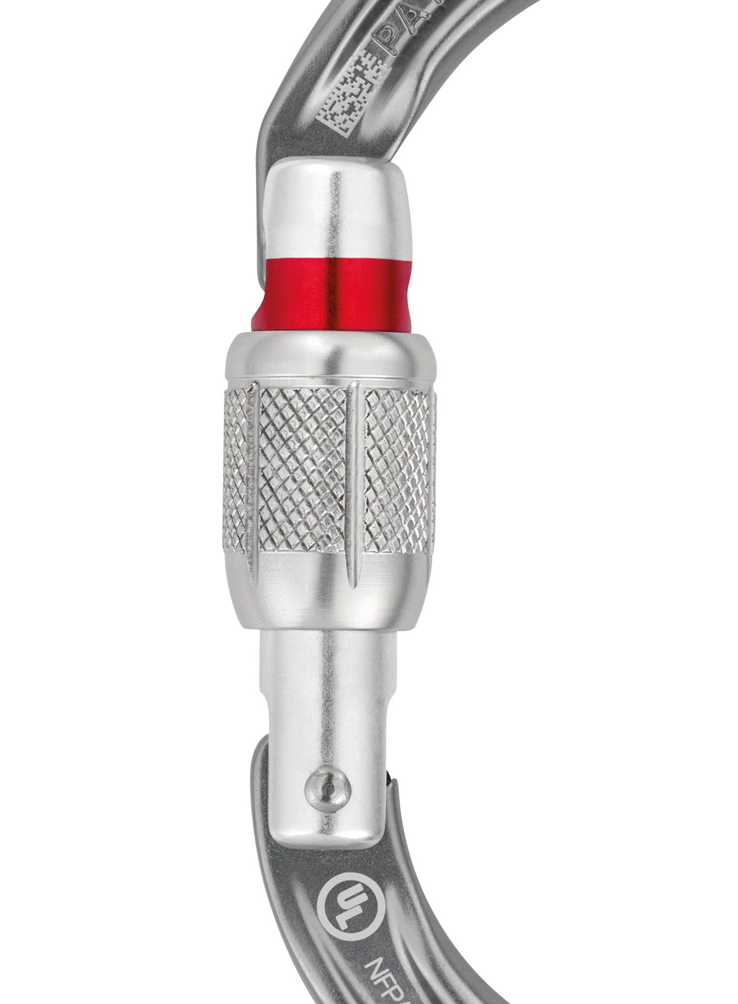 Karabina Petzl Am'D Screw-Lock - silver