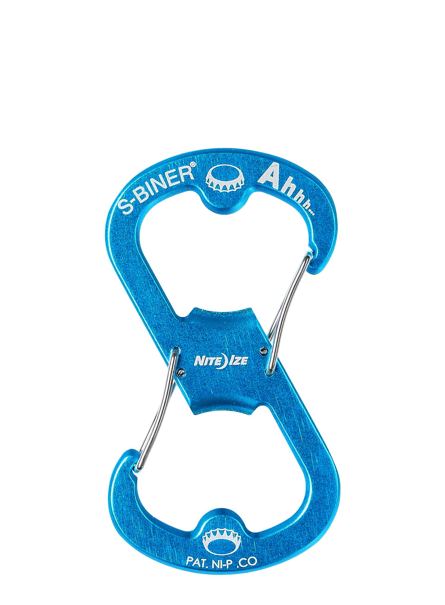 Karabina s otvírákem Nite Ize S-Biner Alu Ahhh Bottle Opener - blu