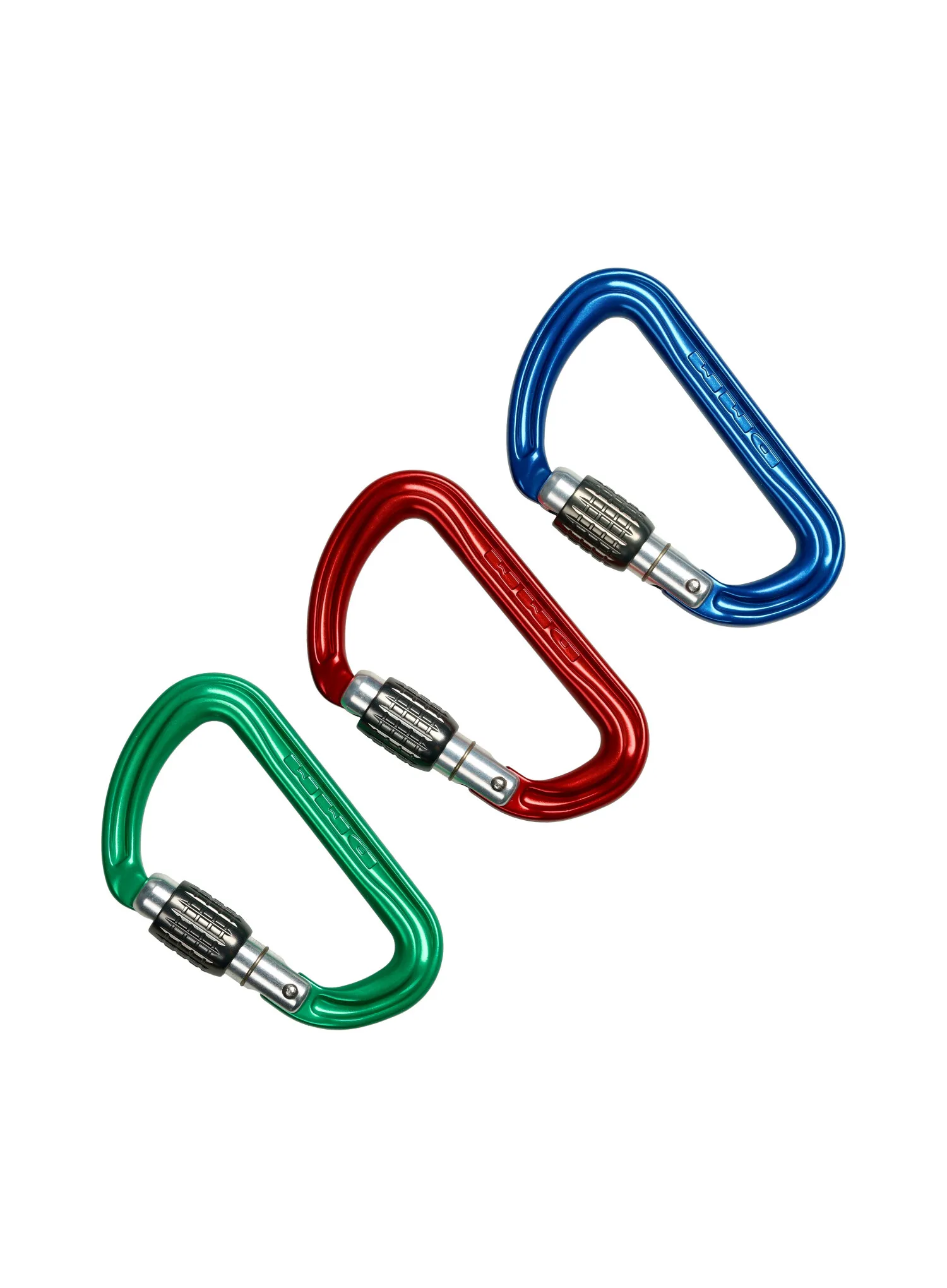 Karabiny DMM Shadow Screwgate Colour 3 Pack - blue/red/green