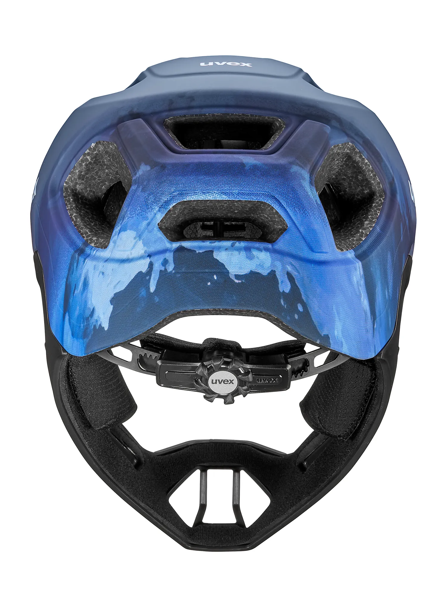 Přilba pro děti Uvex React Jr. Fullface - dusk blue matt