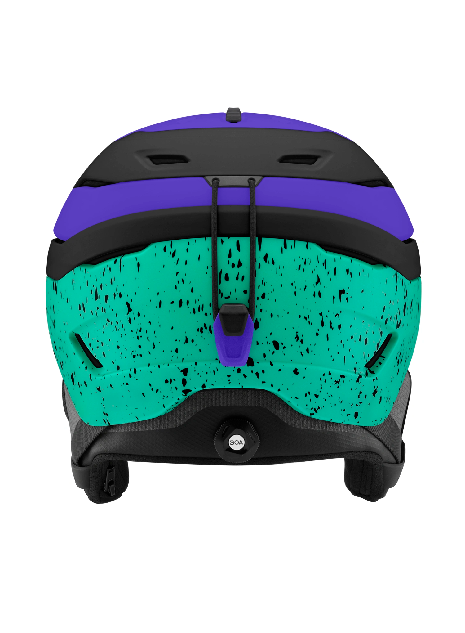 Helma na lyžování Smith Vantage 2 Mips - matt black/ultraviolet/emerald