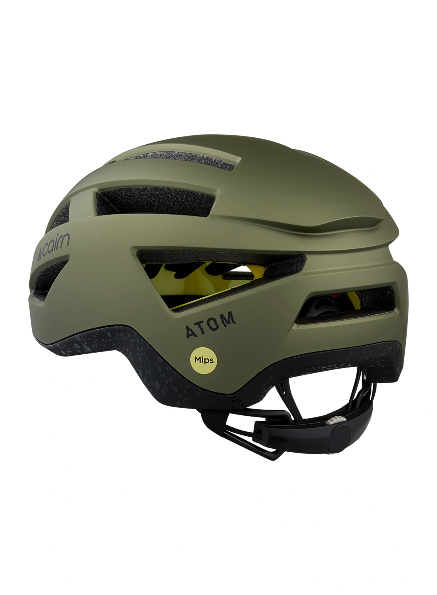 Helma na kolo Cairn Atom Mips - mat metallic olive