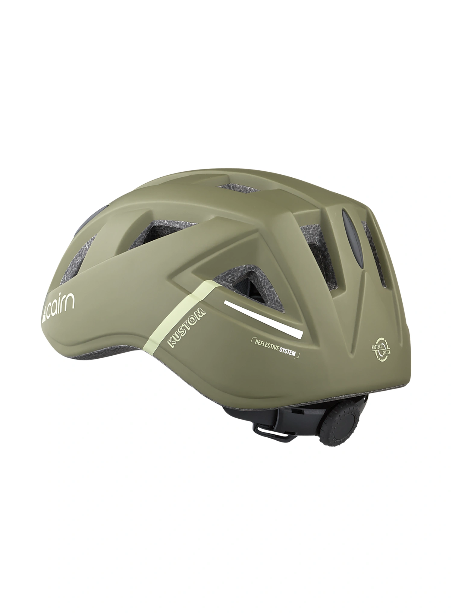 Cyklistická přilba pro děti Cairn Kustom - mat olive