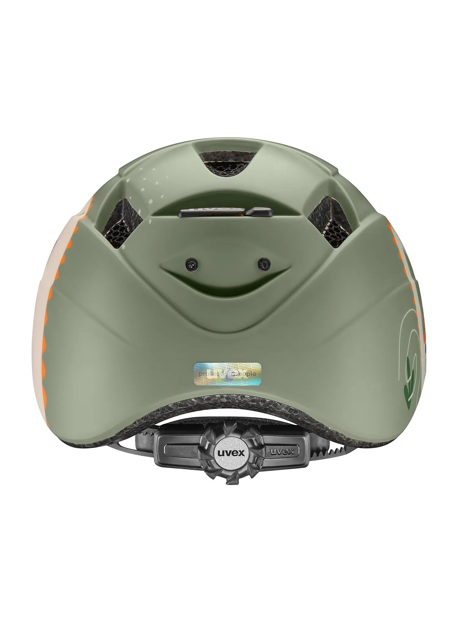 Cyklistická přilba pro děti Uvex Kid 2 CC - sage green dino matt