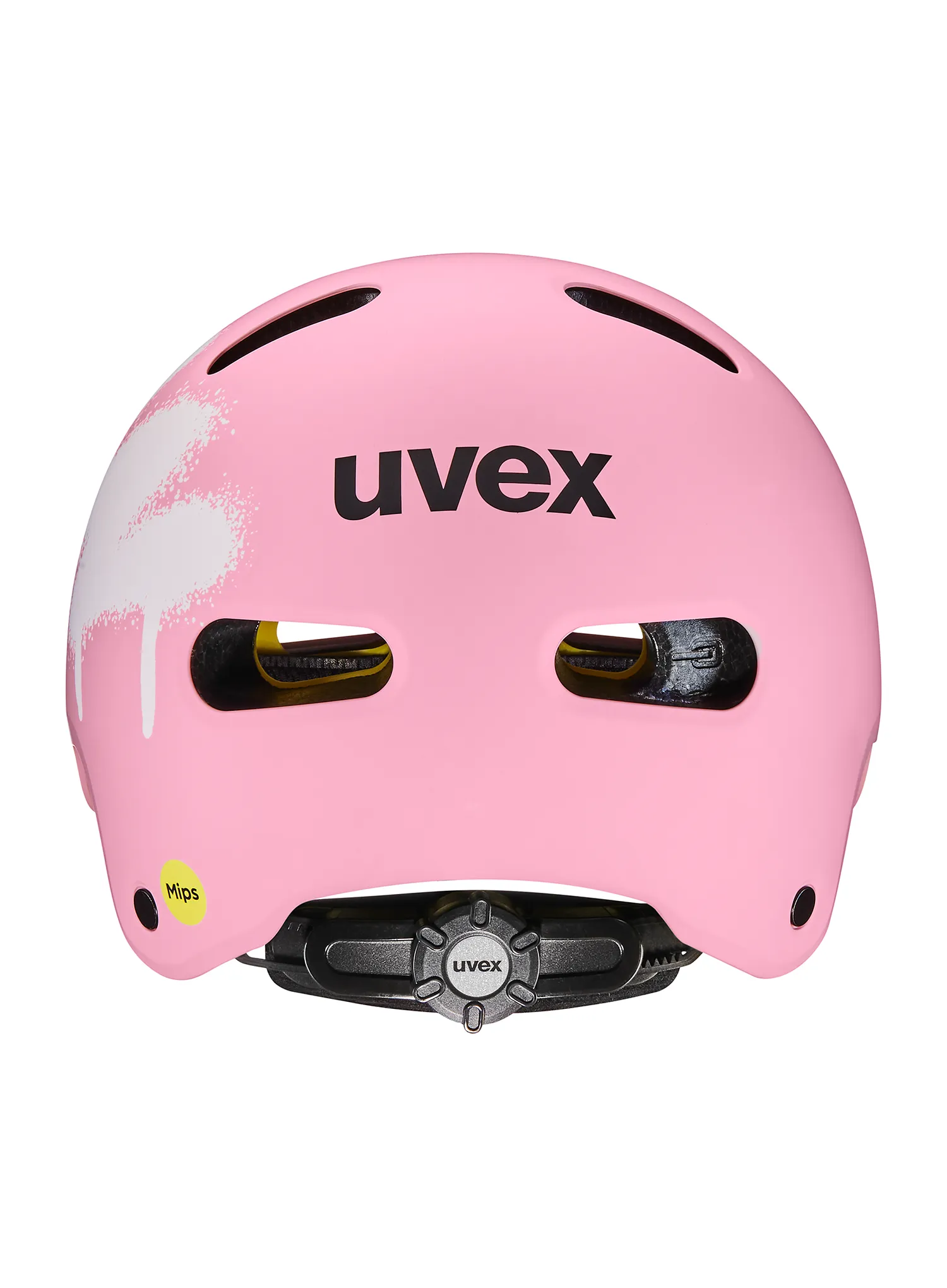 Cyklistická přilba pro děti Uvex Kid 4 Style Mips - spray strawberry matt