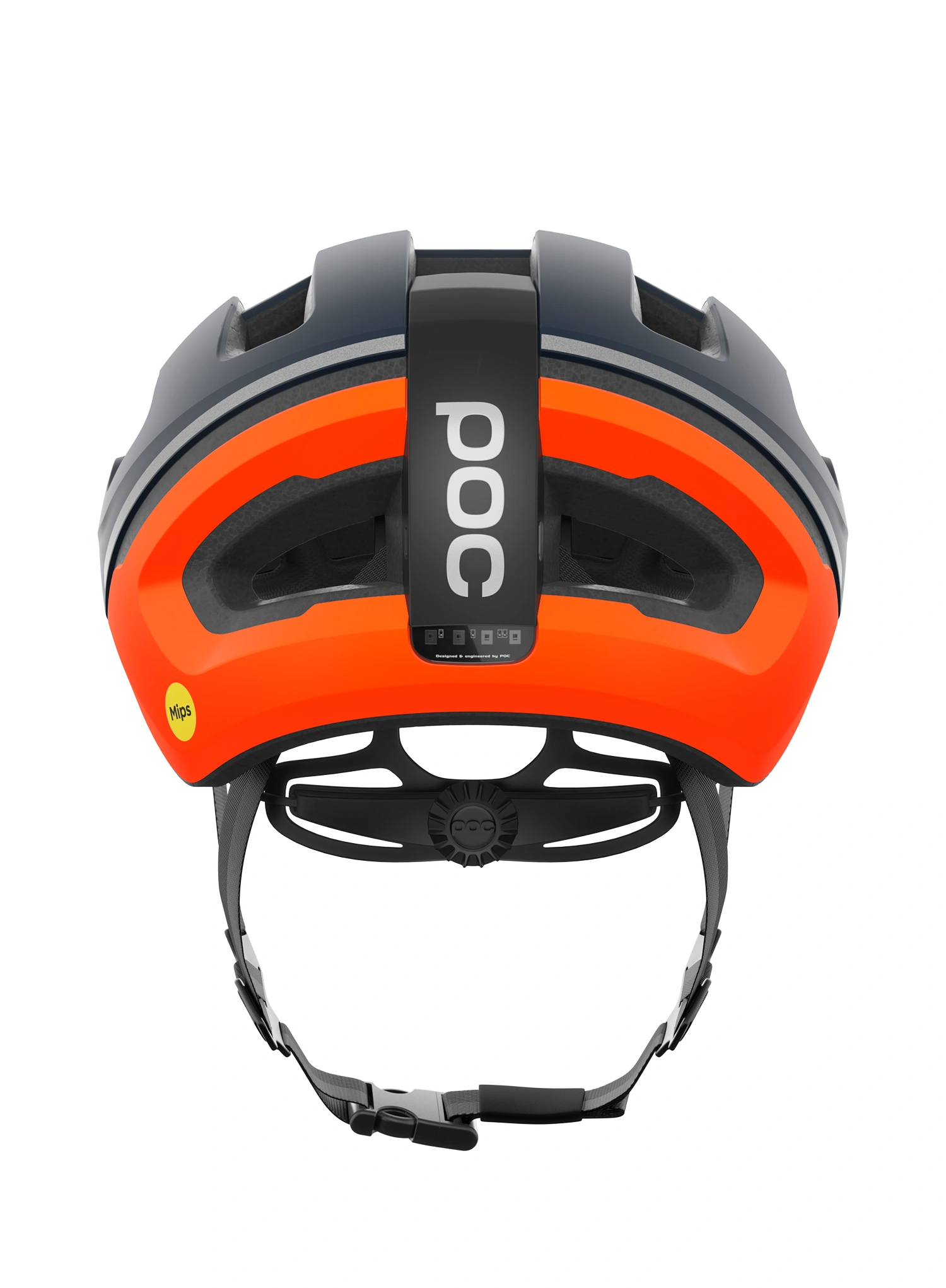 Přilba na kolo POC Omne Beacon Mips - apatite navy/fluo orange matt