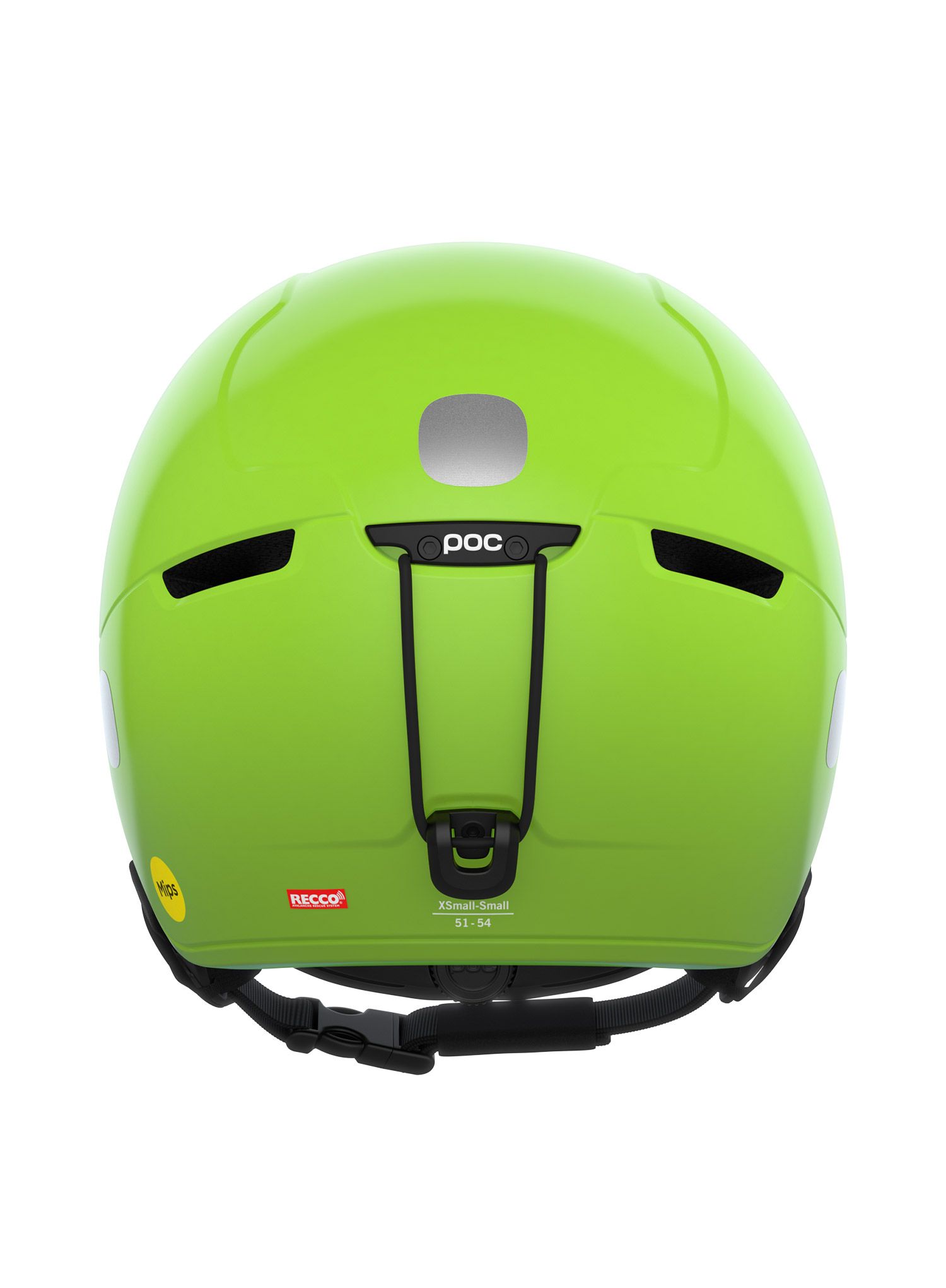 Dětská helma na lyžování POC Pocito Obex Mips - fluorescent yellow/green