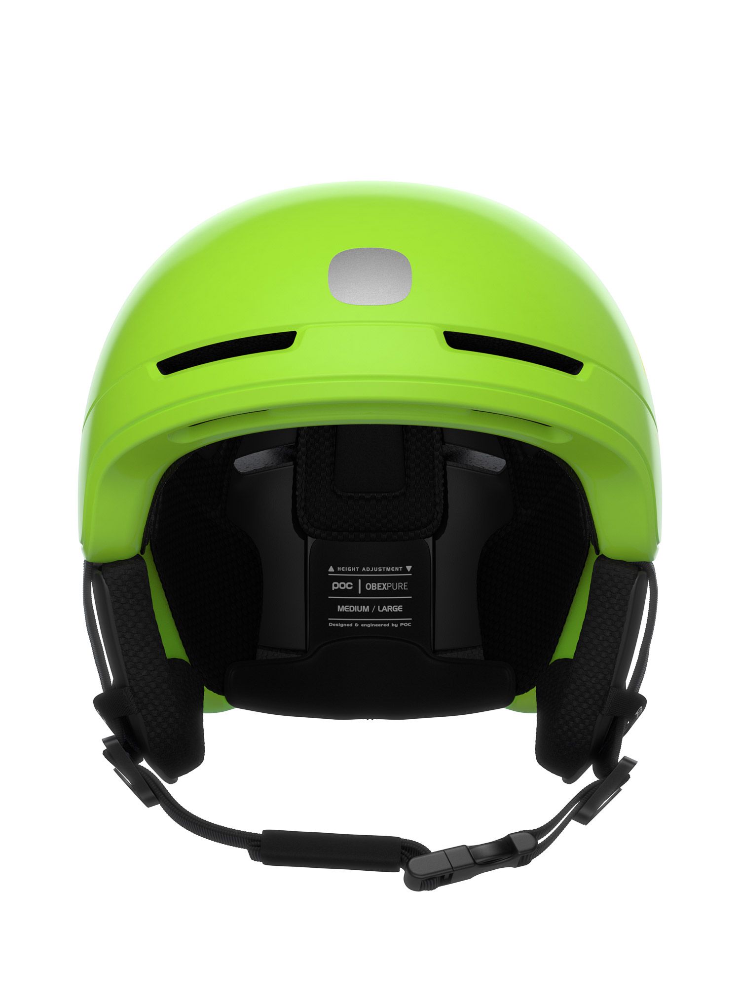 Dětská helma na lyžování POC Pocito Obex Mips - fluorescent yellow/green