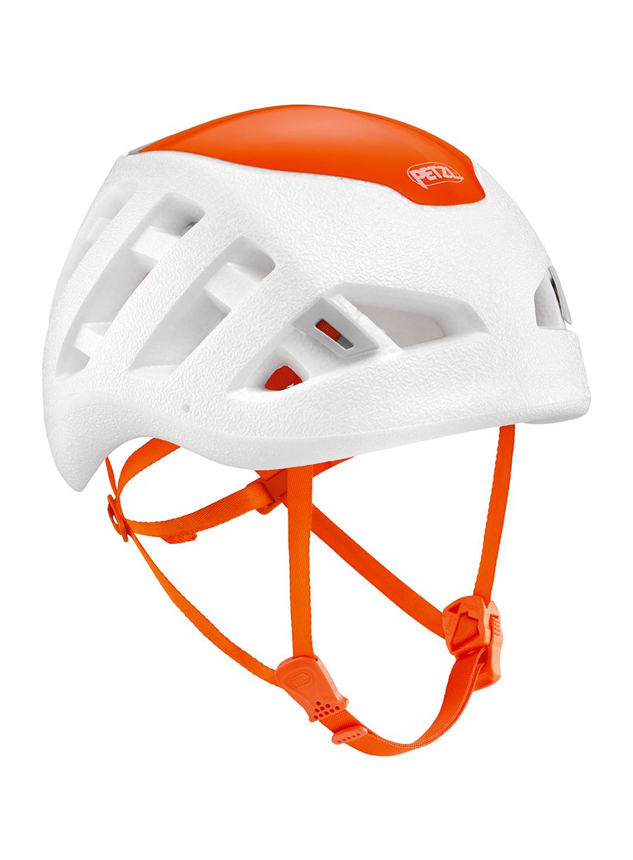 Horolezecká přilba Petzl Sirocco - white/orange
