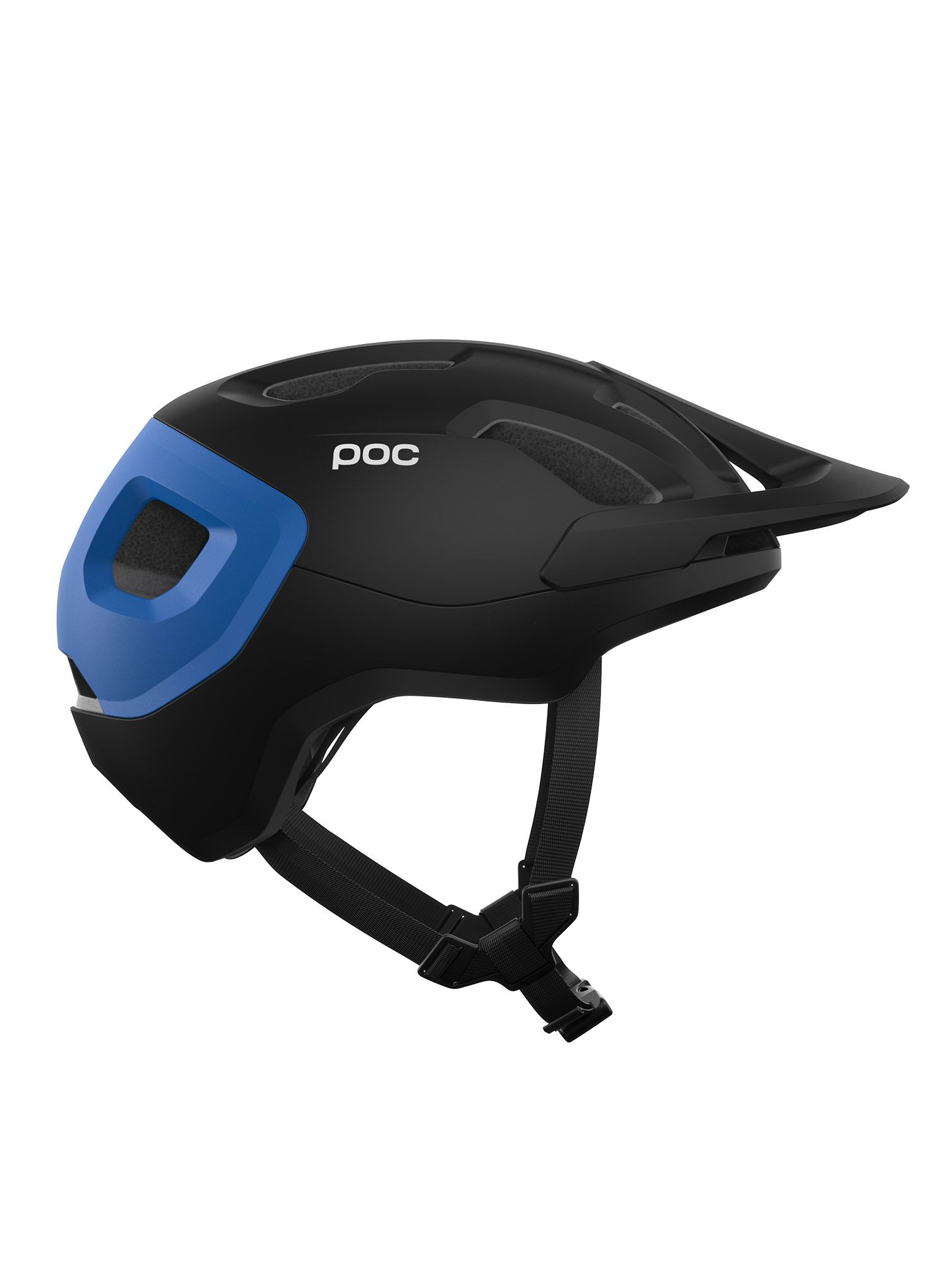 Cyklistická přilba POC Axion - uranium black/opal blue metallic/matt