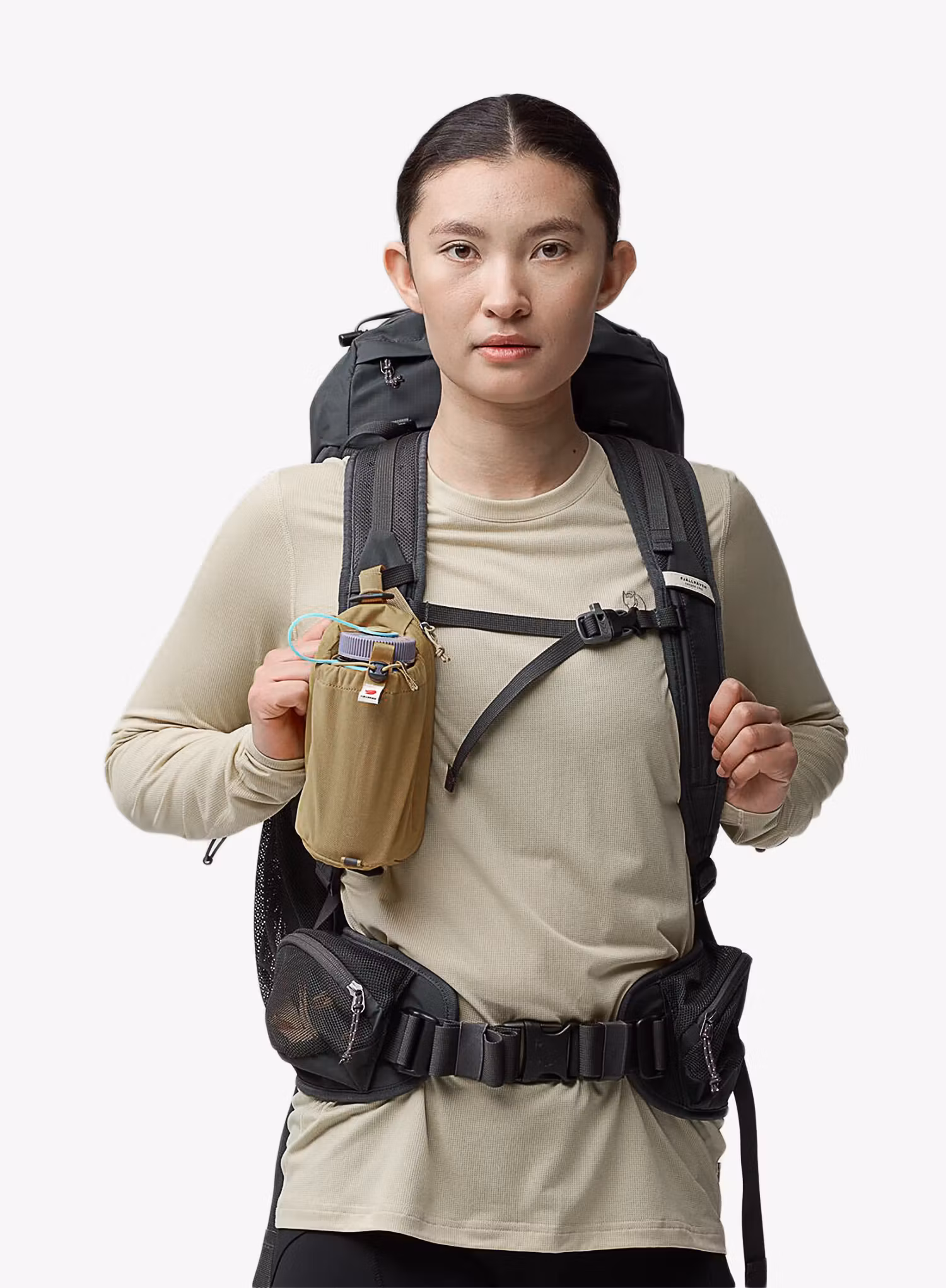 Kapsa na láhev Fjallraven Abisko Bottle Pocket - clay