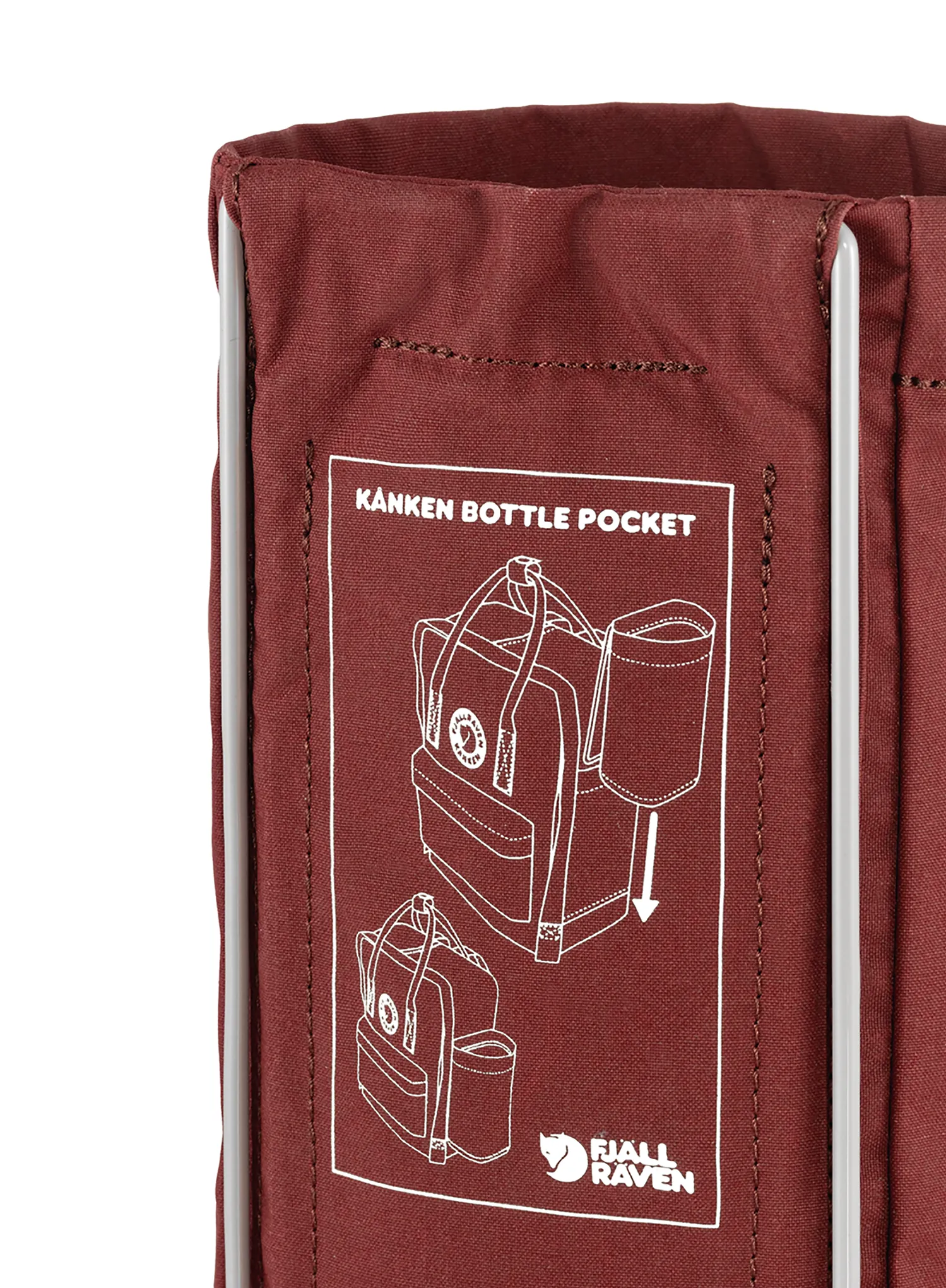 Kapsa na láhev Fjallraven Kanken Bottle Pocket - ox red