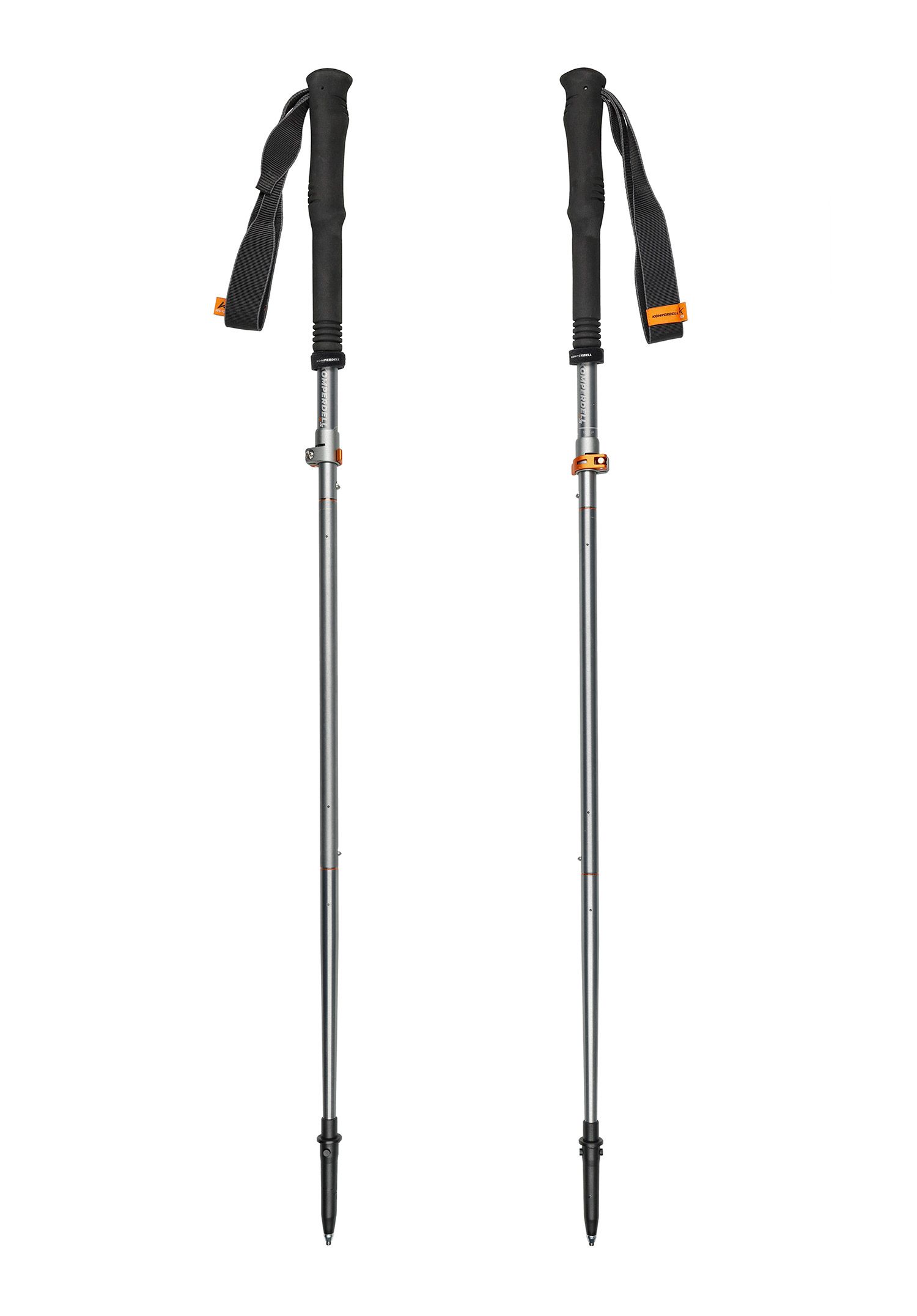 Běžecké hole Komperdell FX Lite TI Vario Compact - silver/orange
