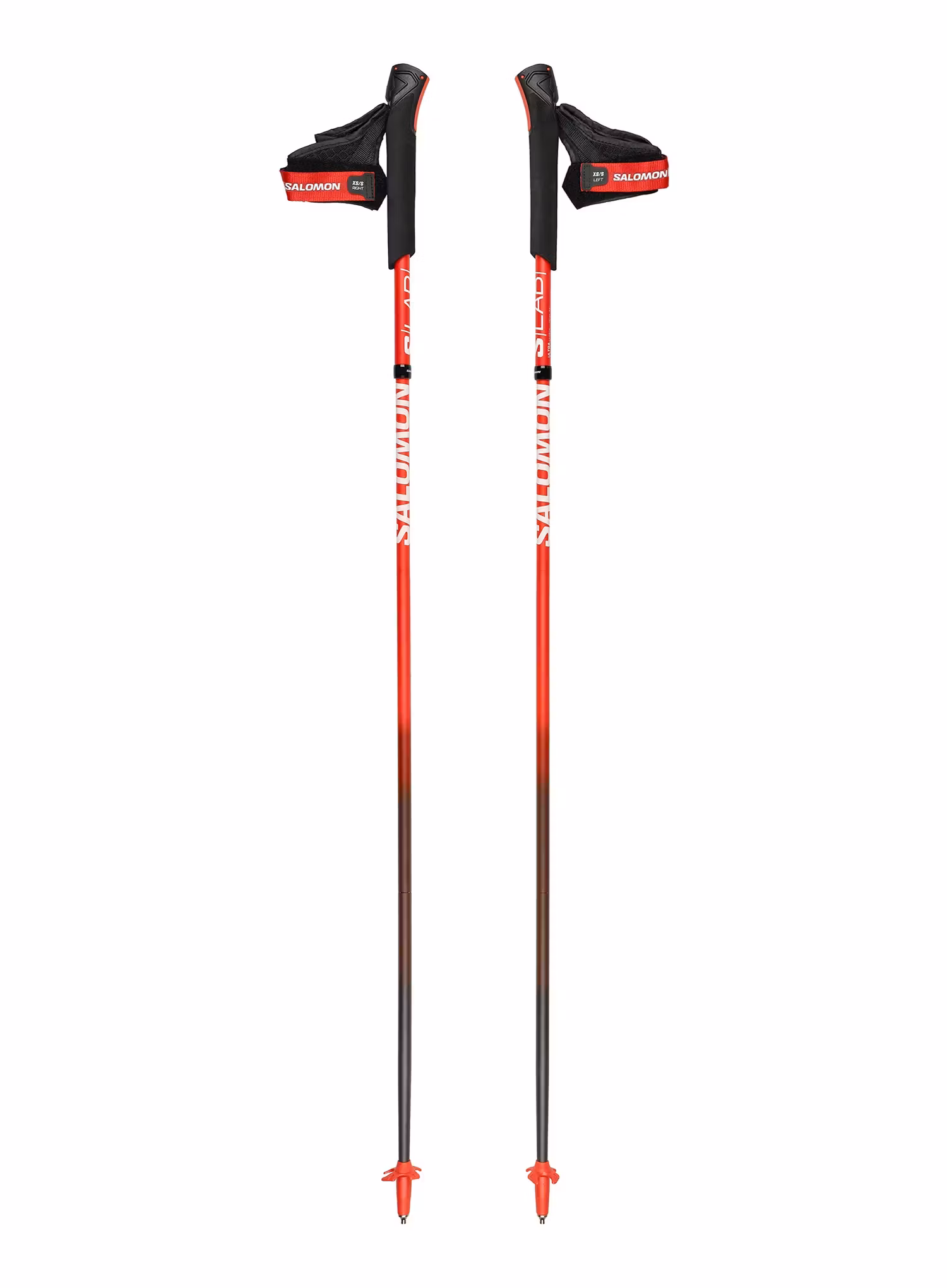 Běžecké hole Salomon S/Lab Ultra Carbon - fiery red/black