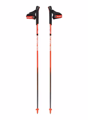 Běžecké hole Salomon S/Lab Ultra Carbon - fiery red/black