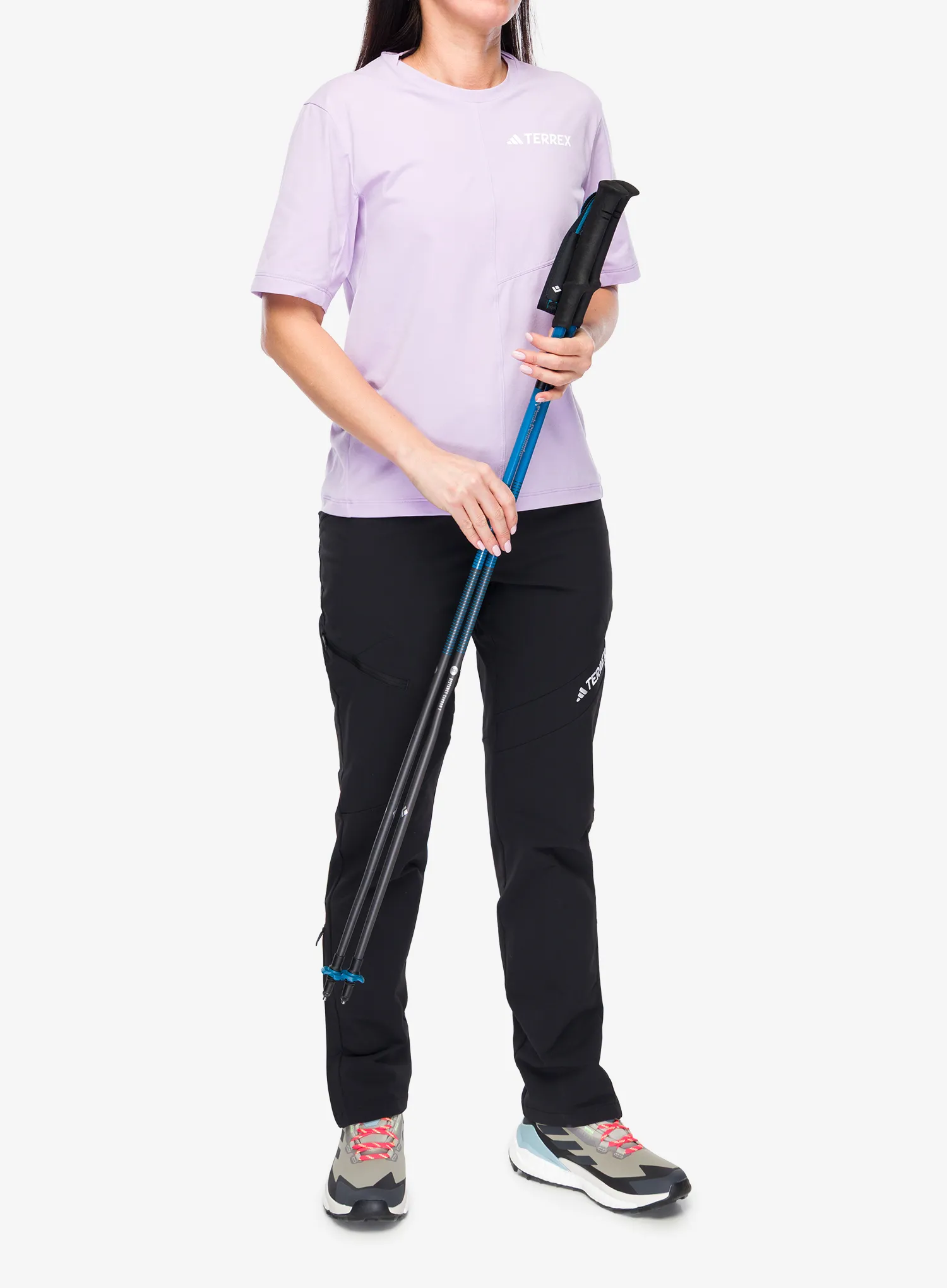 Trekingové hůlky karbonové Black Diamond Distance Carbon Z Poles - desert sky