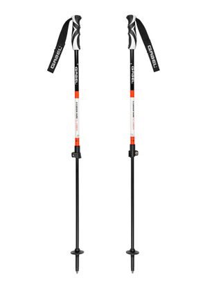 Skialpové hole Gabel X-cursion Vario F.L.C - white/orange