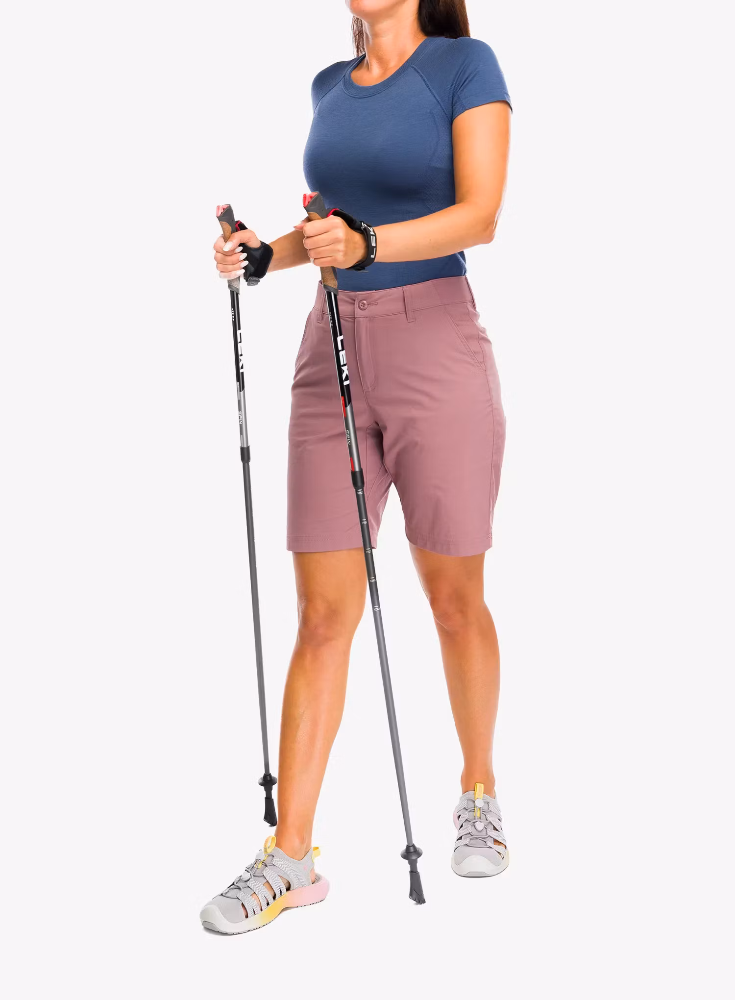 Hole nordic walking Leki Spin - black