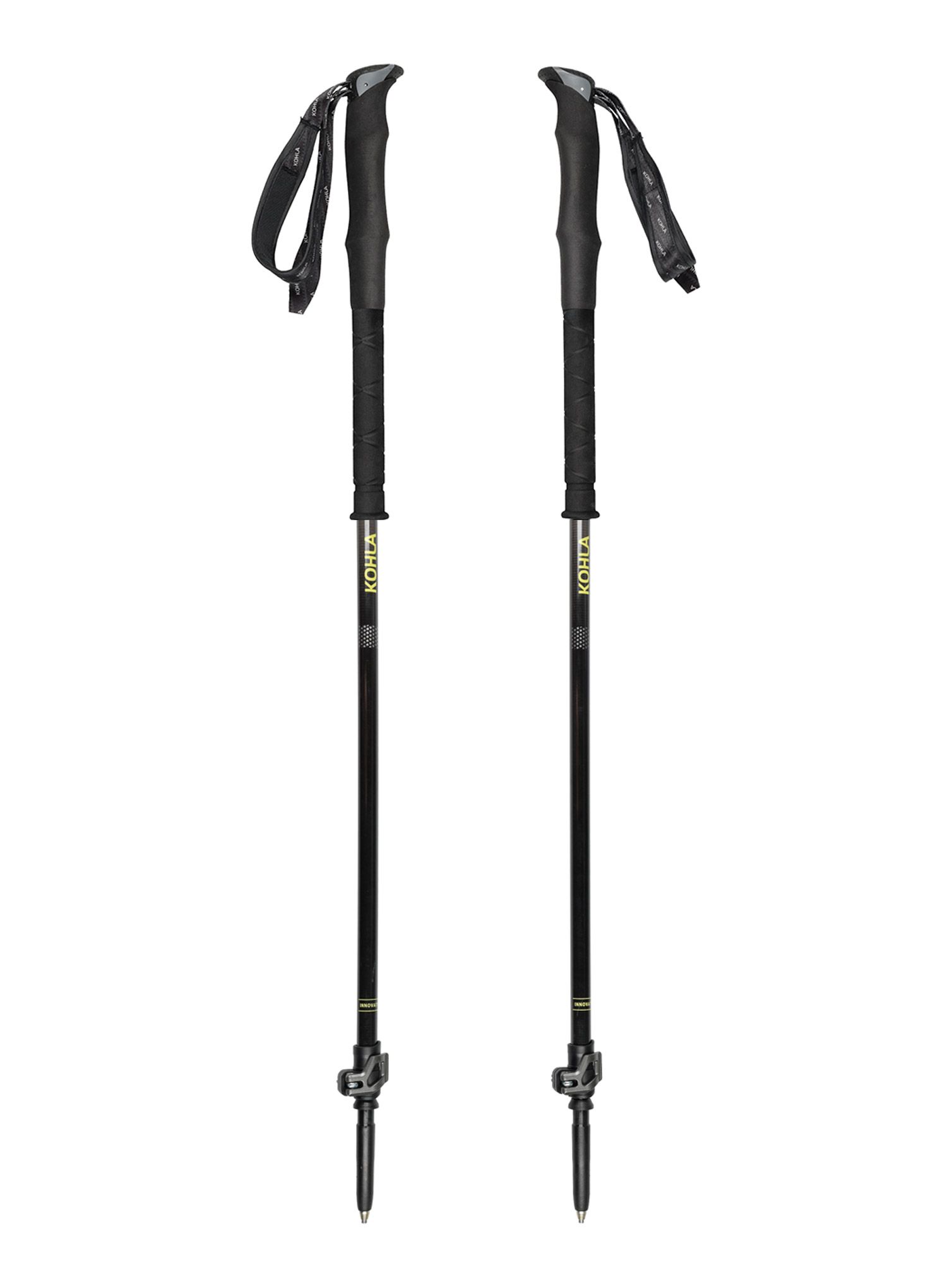 Skialpové hole Kohla Vertical Pro Pole - black/sulphur