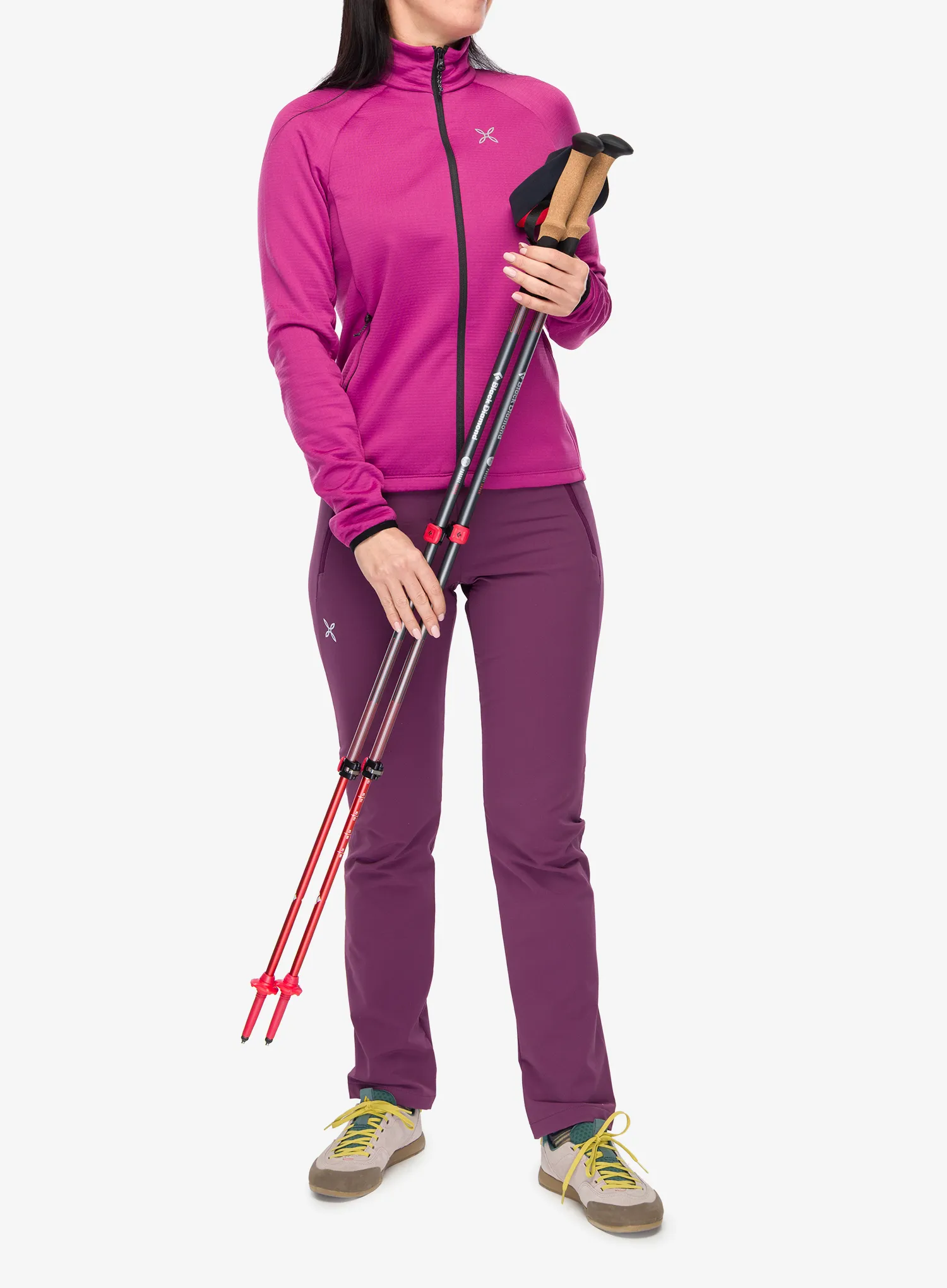 Trekové hole Black Diamond Pursuit Shock Trekking Poles S/M - steel grey/octane