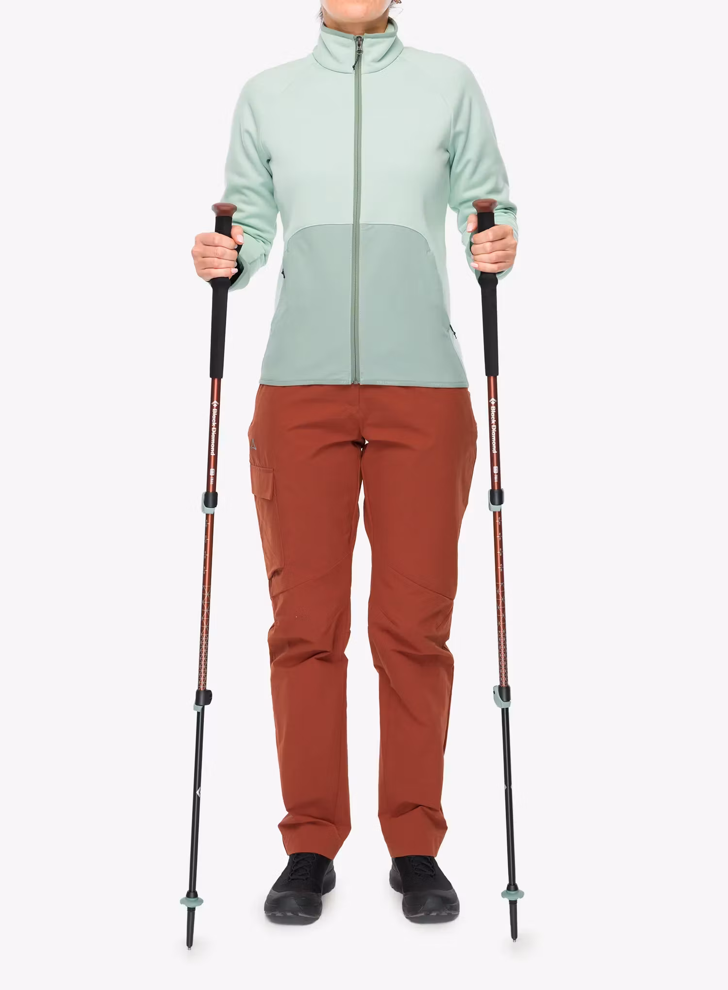 Trekové hole Black Diamond Trail Trekking Poles - iron red