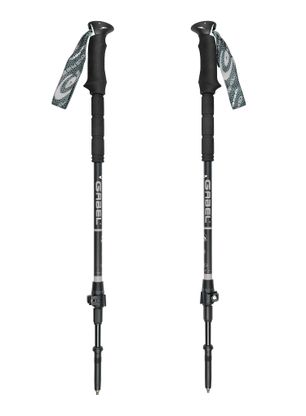 Trekové hole Gabel Escape Carbon XT Tour AI - black