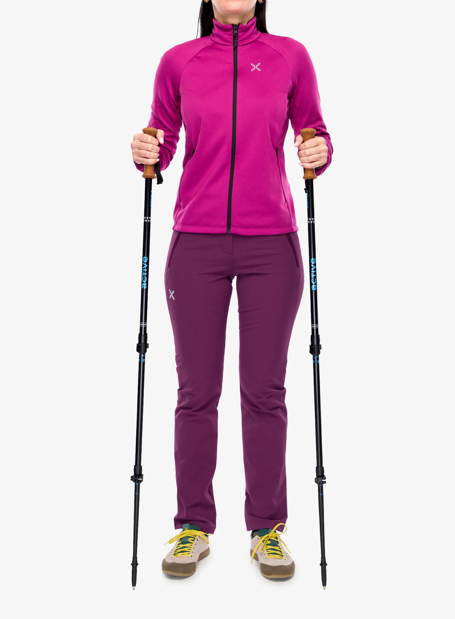 Trekové hole Kohla Active Pole - black/dresden blue