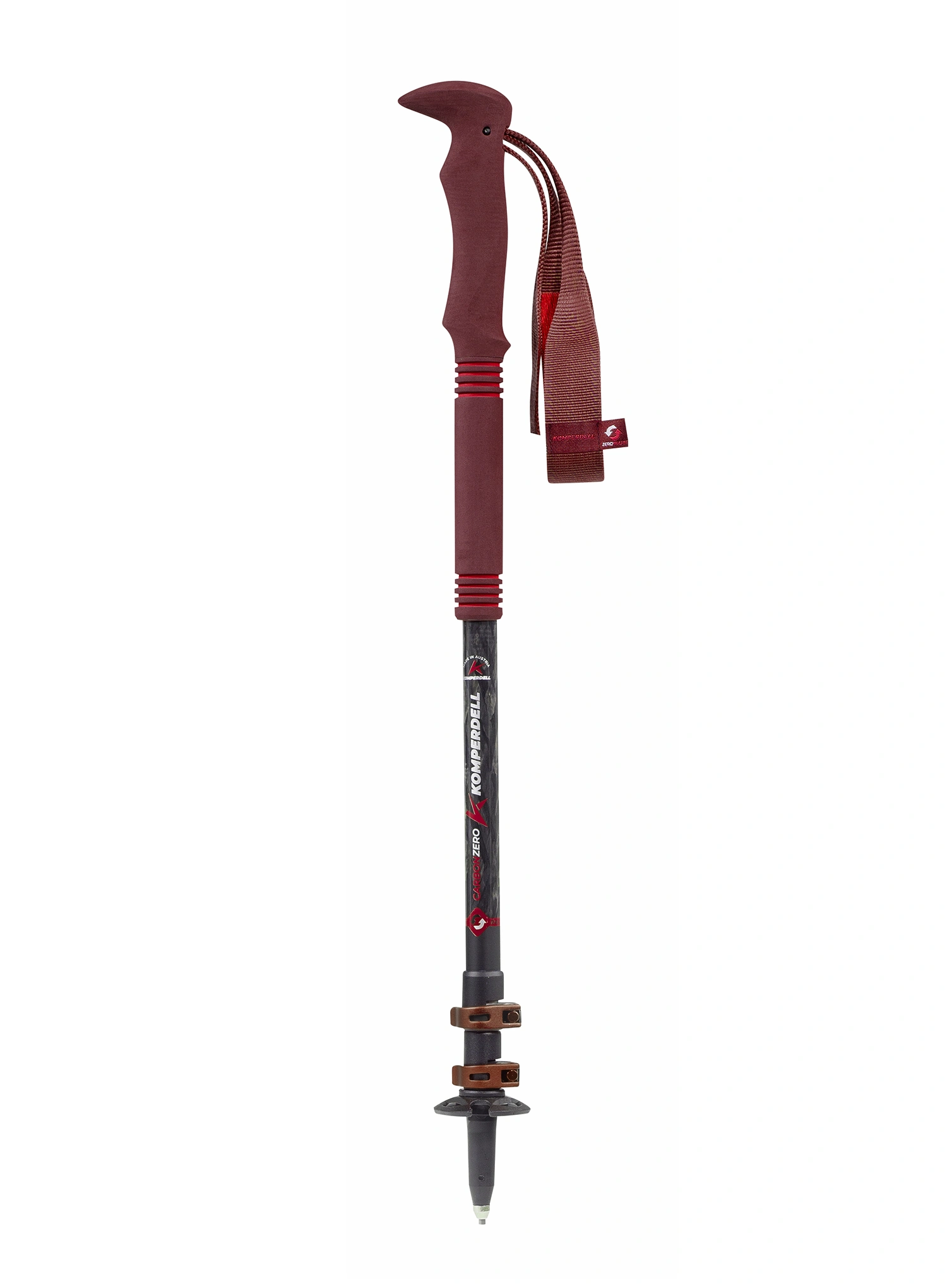 Trekové hole Komperdell Carbon Pro Zero Compact  - malbec