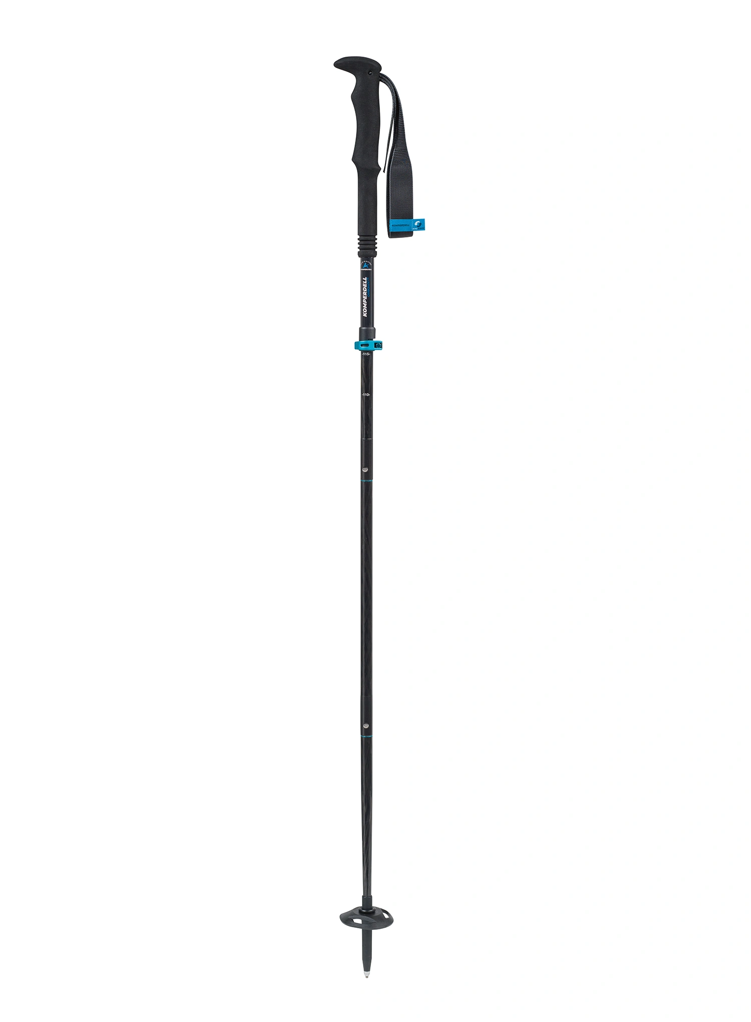 Trekové hole Komperdell Fx Lite Carbon Vario Approach Compact  - blue