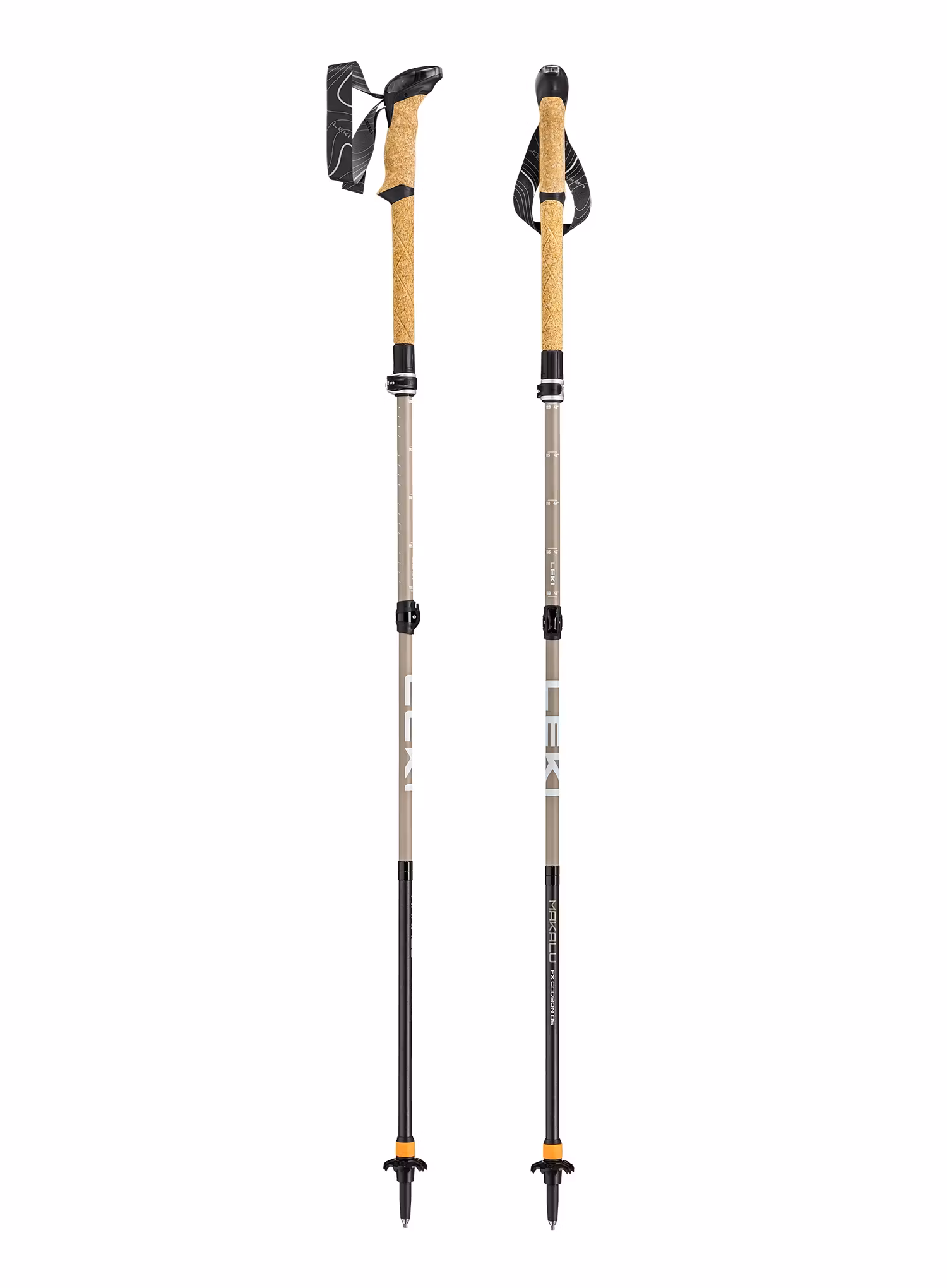 Trekové hole Leki Makalu FX Carbon AS - beige