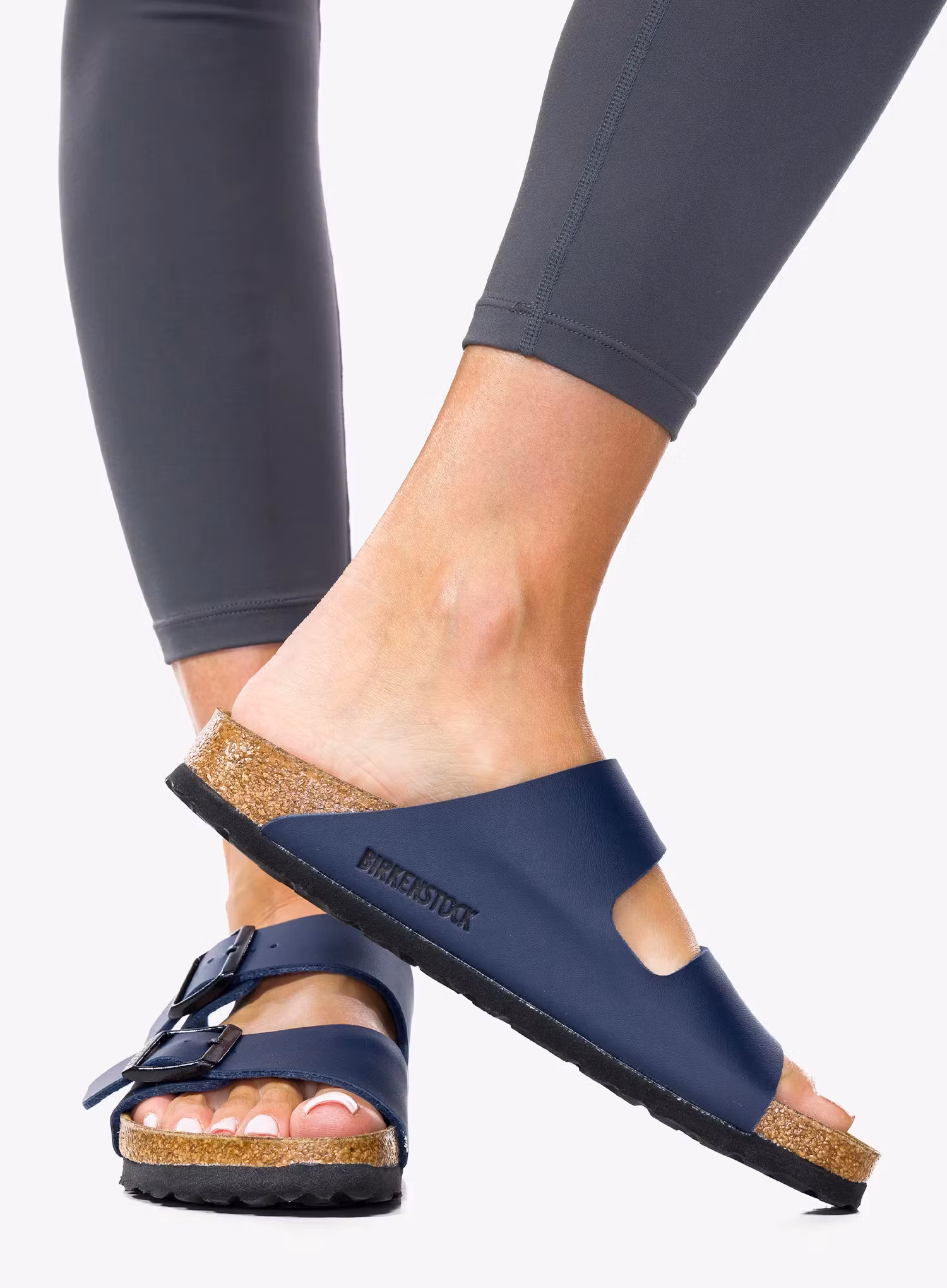 Nazouváky dámské Birkenstock Arizona Birko-Flor - blue