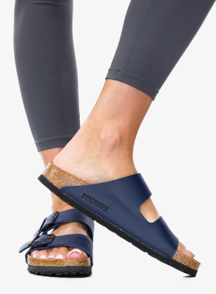 Nazouváky dámské Birkenstock Arizona Birko-Flor - blue