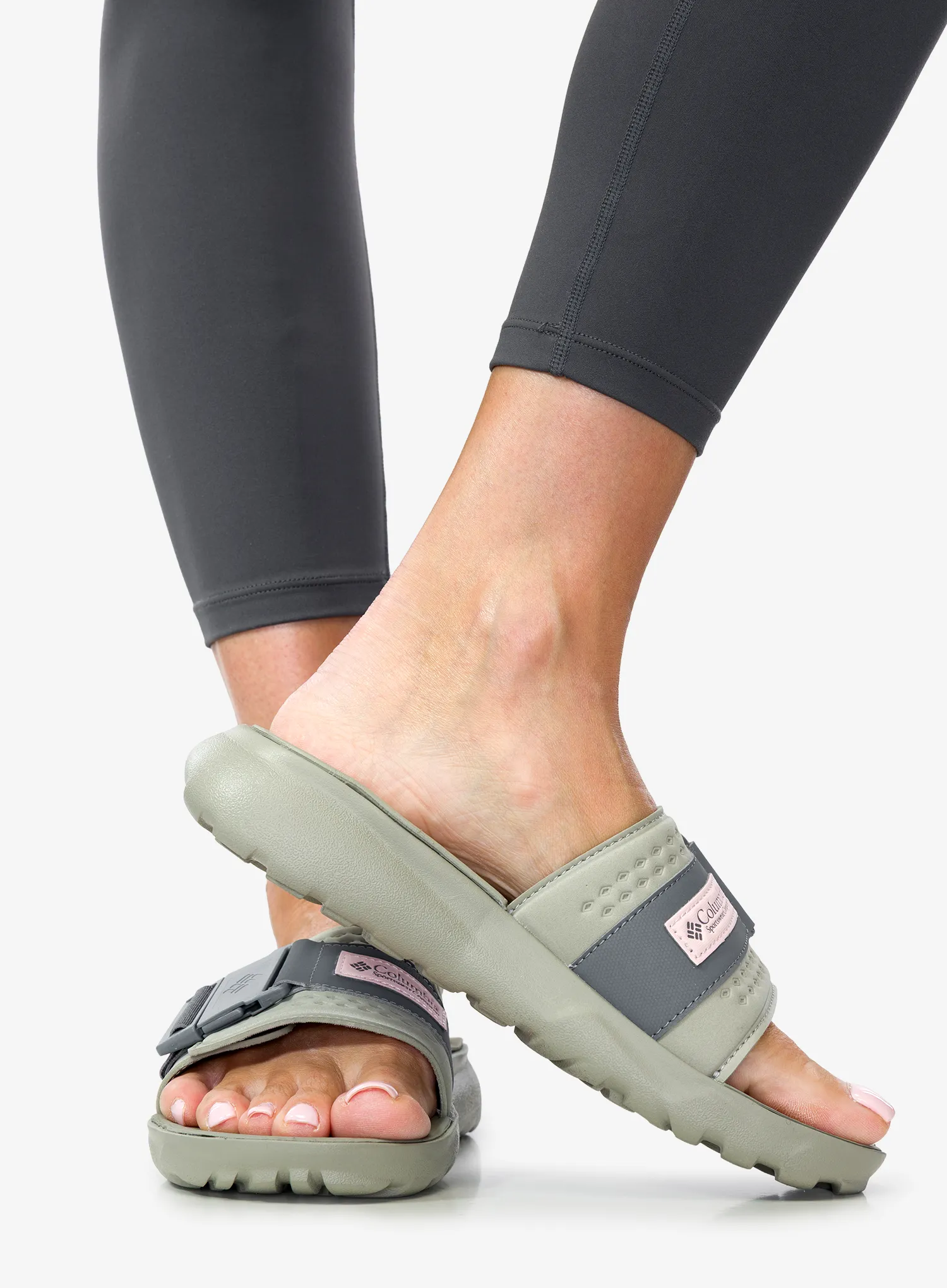 Nazouváky dámské Columbia Peakfreak Roam Slide - grey green/ti grey steel