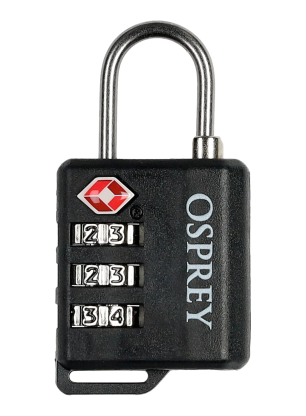 Visací zámek Osprey Travel Sentry Cable Lock - black