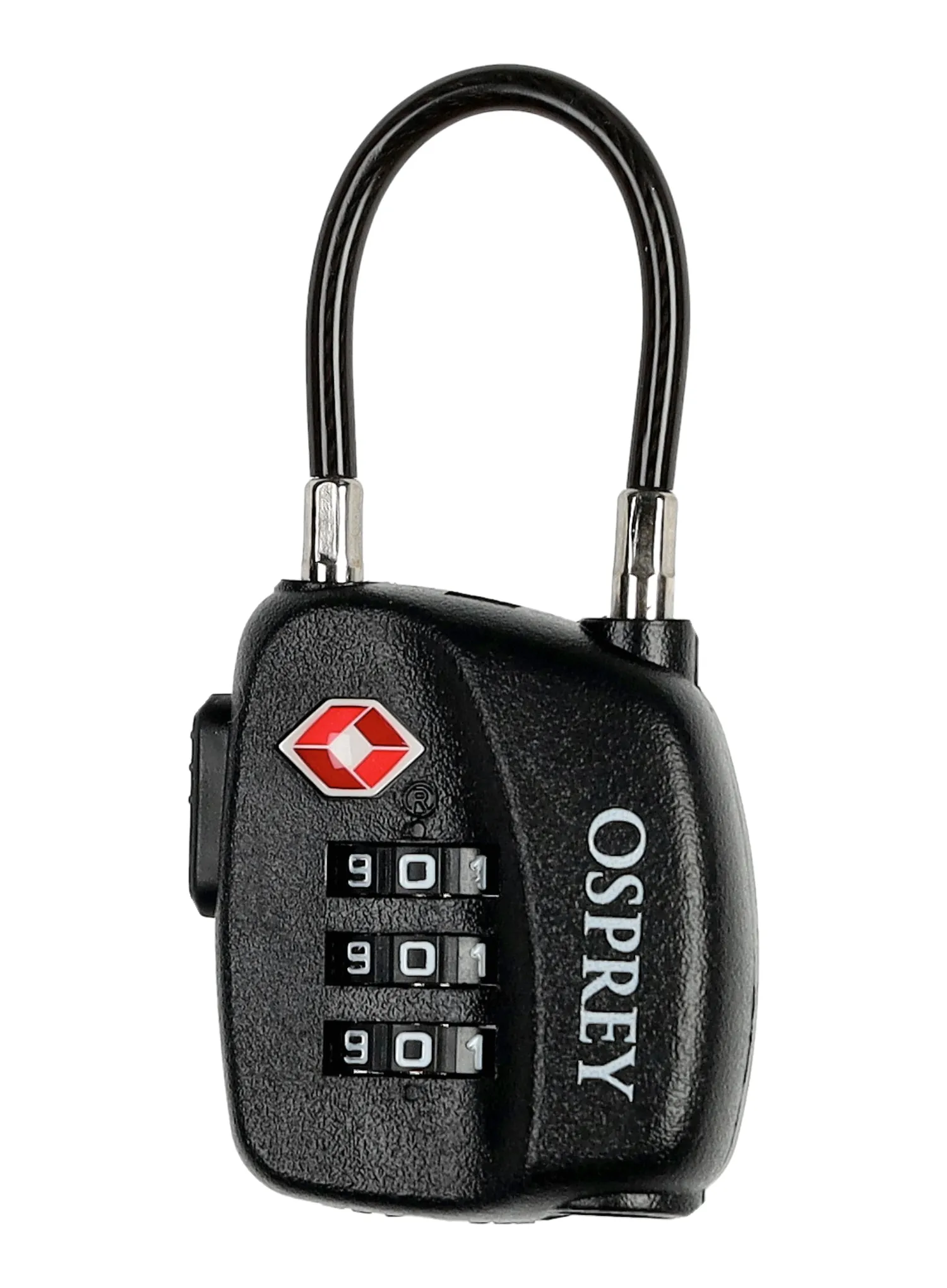 Visací zámek Osprey TSA 3 Dial Cable Lock - black
