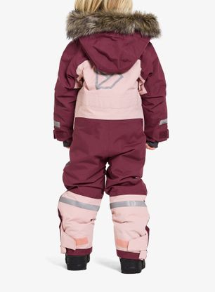 Dívčí kombinézy Didriksons Bjarven Coverall 3 - dusty pink