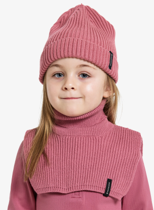 Dětský komín Didriksons Delfinen Scarf 2 - heather pink