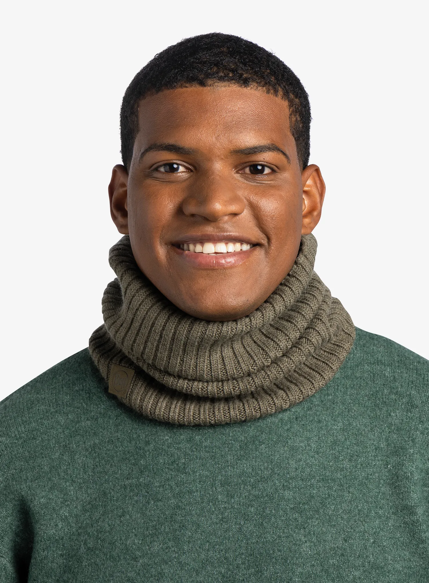 Nákrčník Buff Knitted Neckwarmer Norval - bark