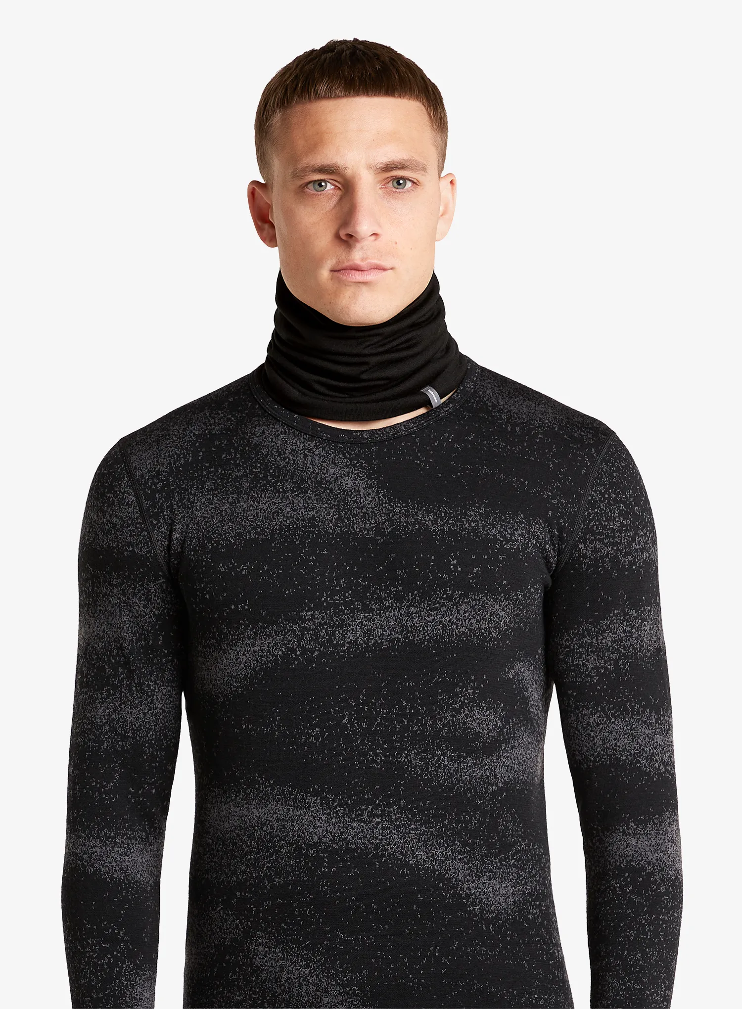 Nákrčník Icebreaker Apex Chute - black