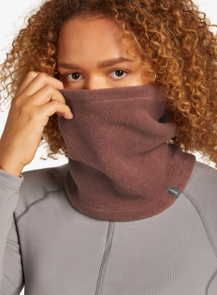 Nákrčník Icebreaker Merino Blend 800 RealFleece Classic Pile Chute - carob
